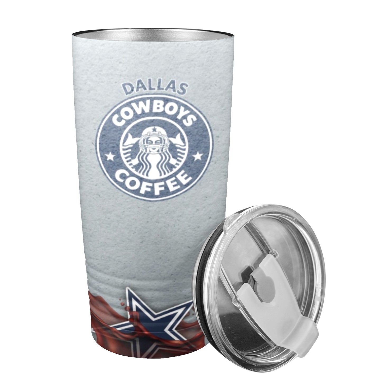 Cowboys 20oz Insulated Stainless Steel Mobile Tumbler