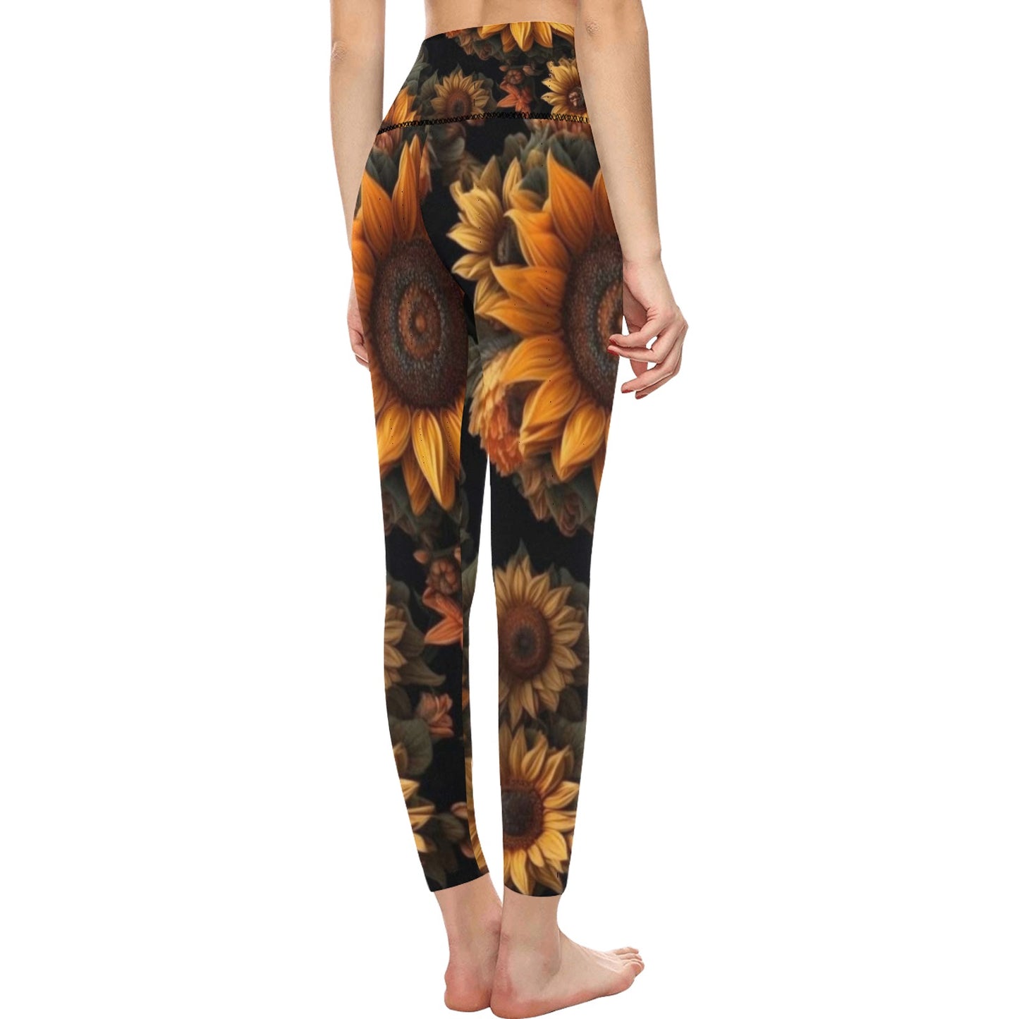 Sunflower Women's High-Waisted Leggings