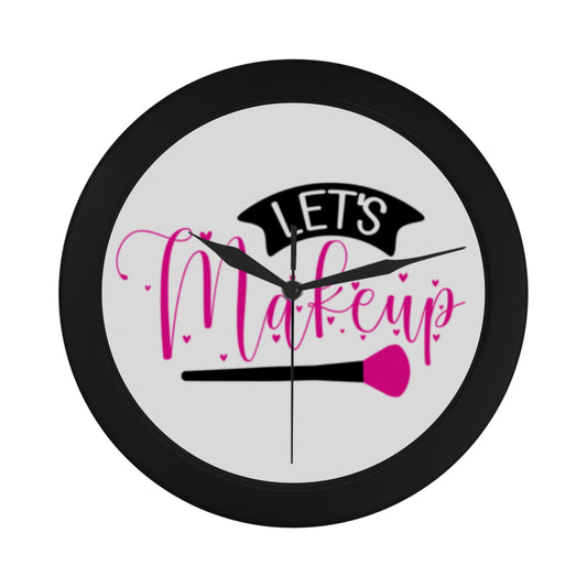 Let’s Makeup Circular Wall clock