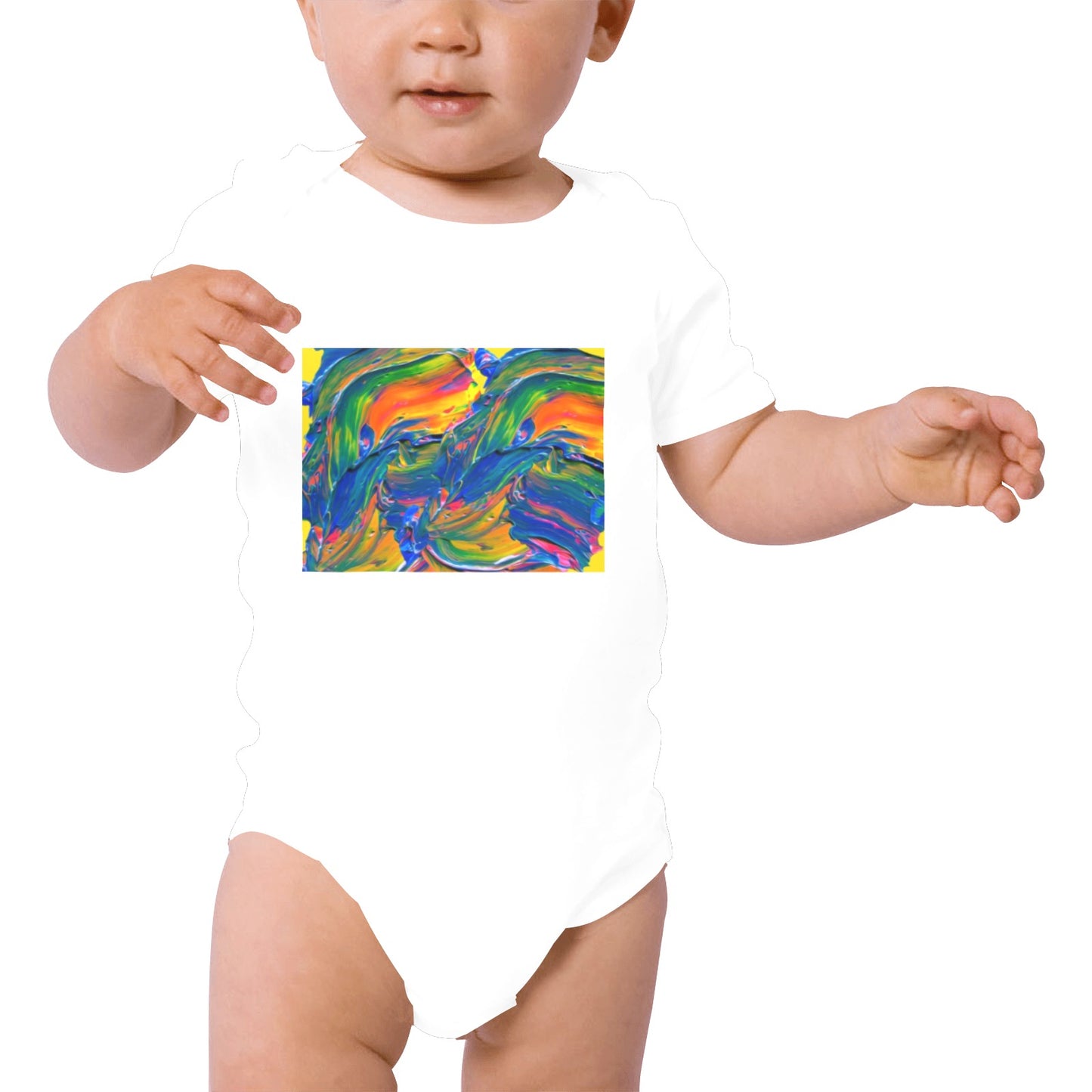 Painting Baby Onesie