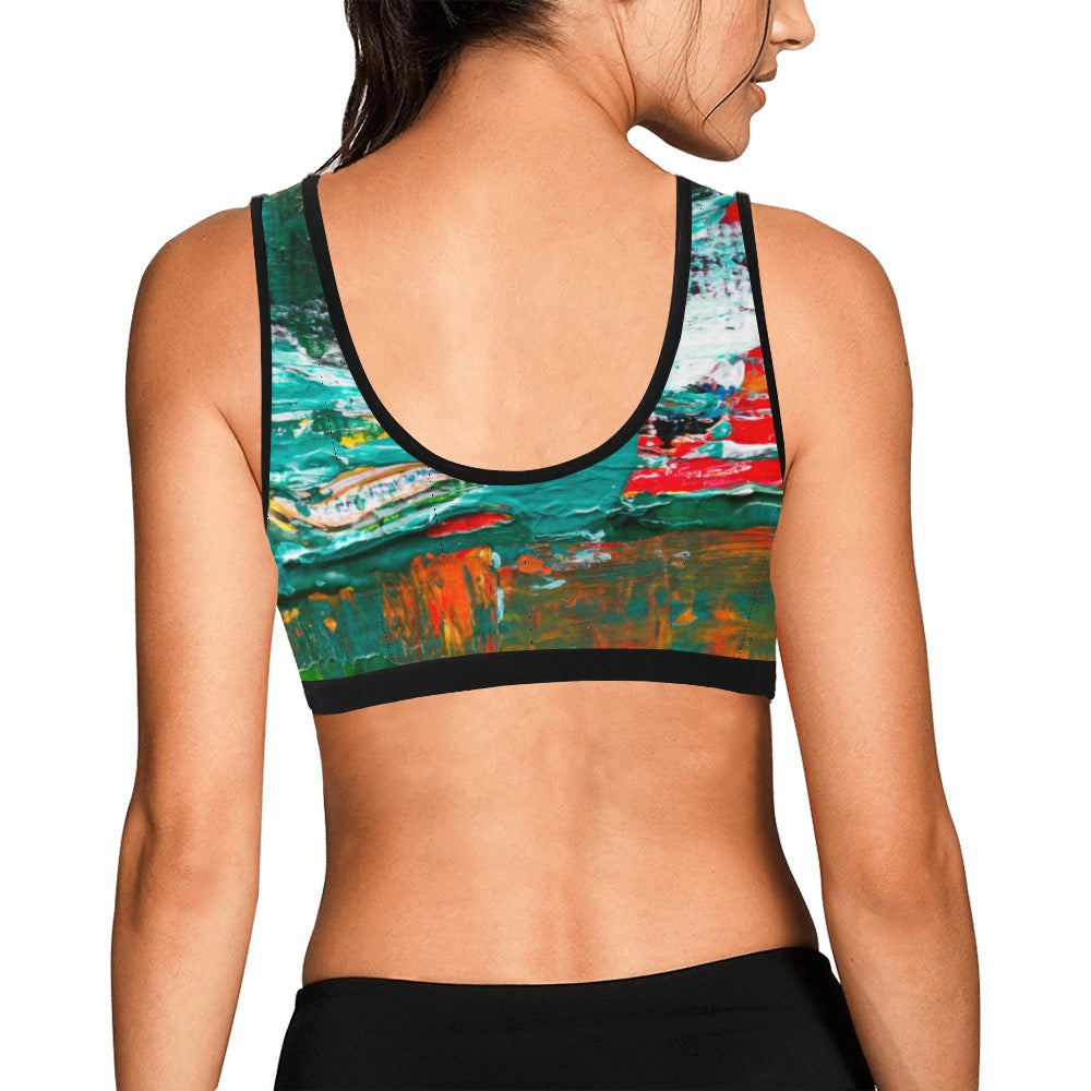 Painting Women's Sports Bra