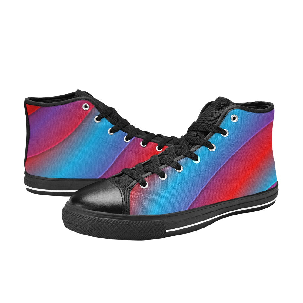 Red Brite High Top Shoes- Kids