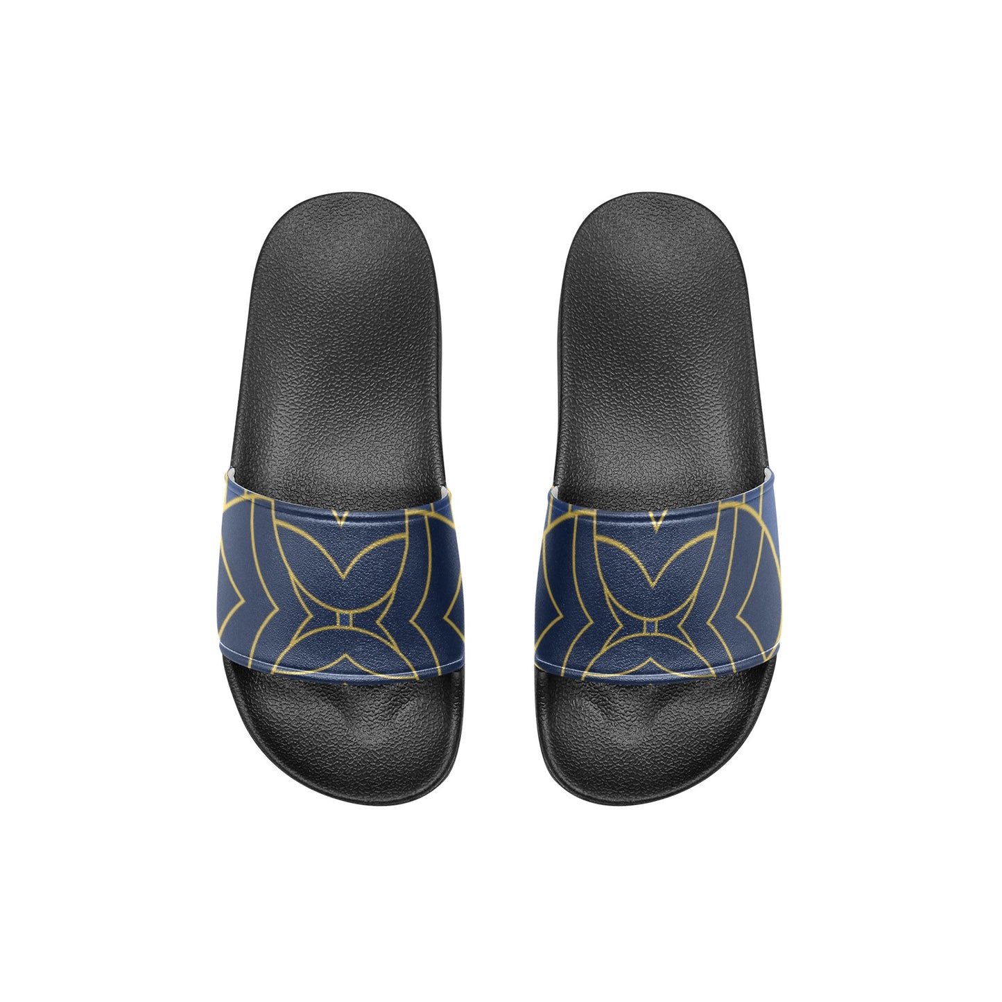 Navy Cut Kids' Slides