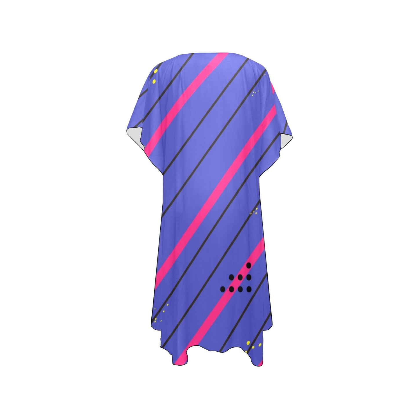 Blue Streak Chiffon Cover Up