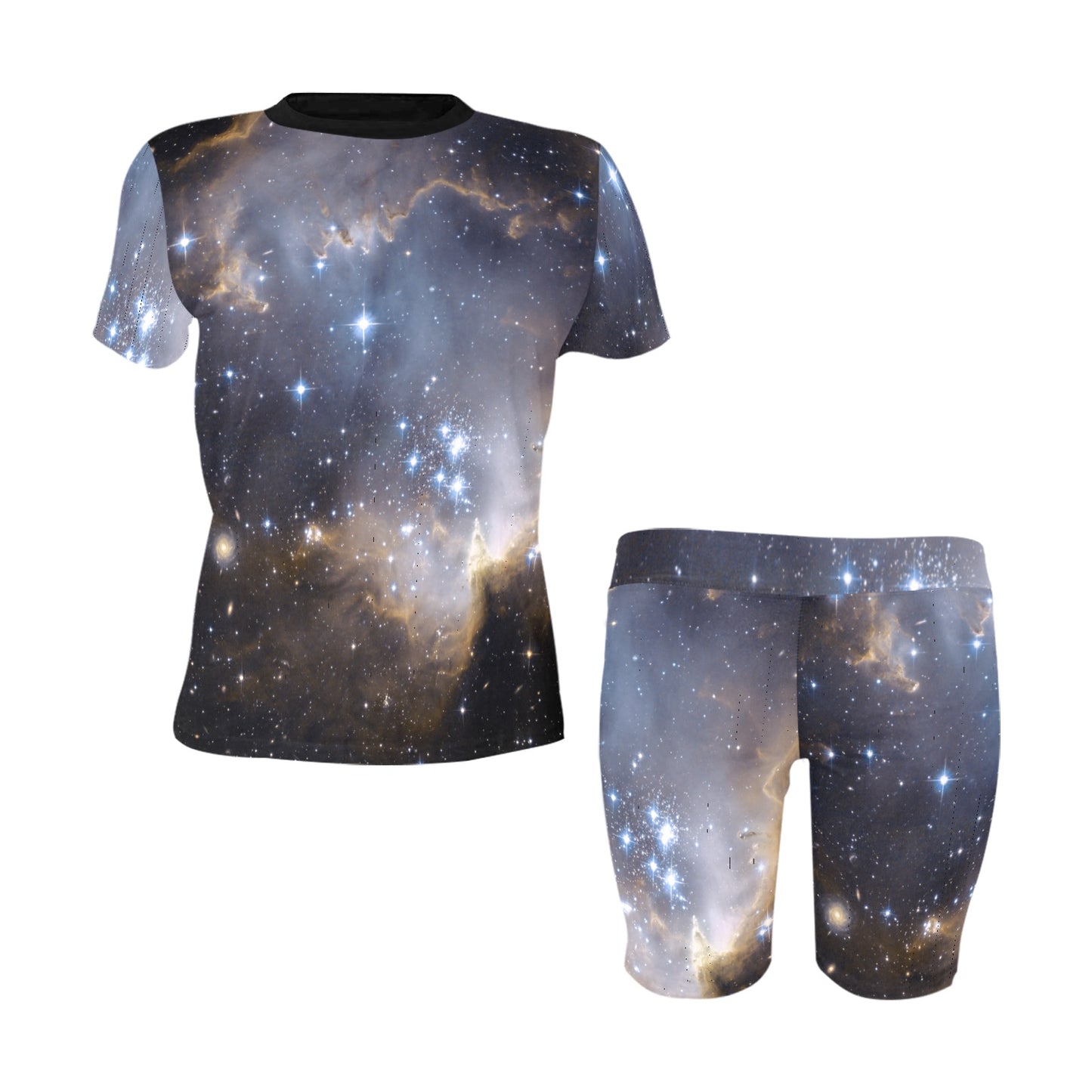 Night Galaxy Women's Short Set