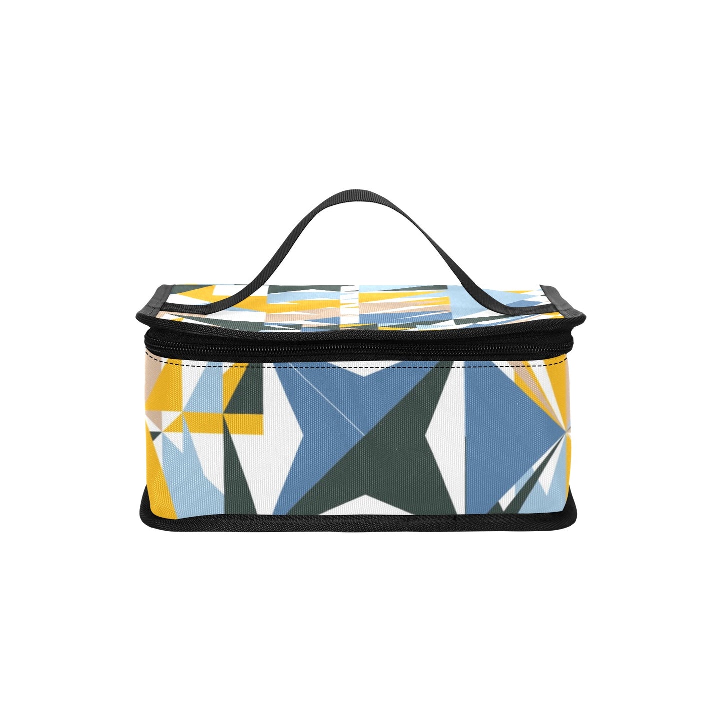 Blue Abstract Portable Insulated Lunch Bag