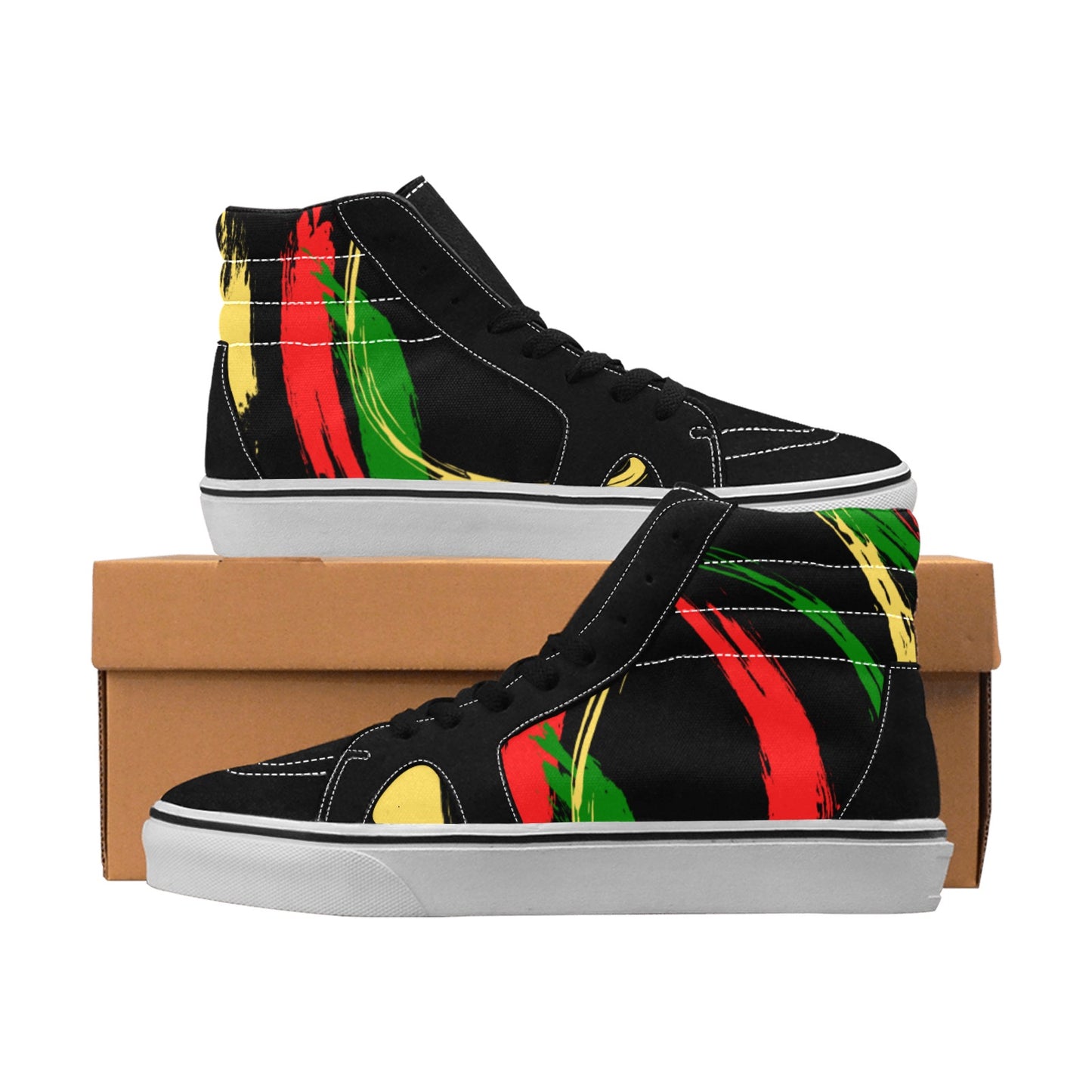 For The Culture Men's High Top Skateboarding Shoes