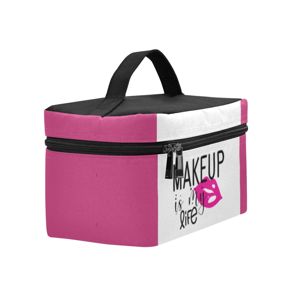 Makeup is My Life Cosmetic Bag/Large