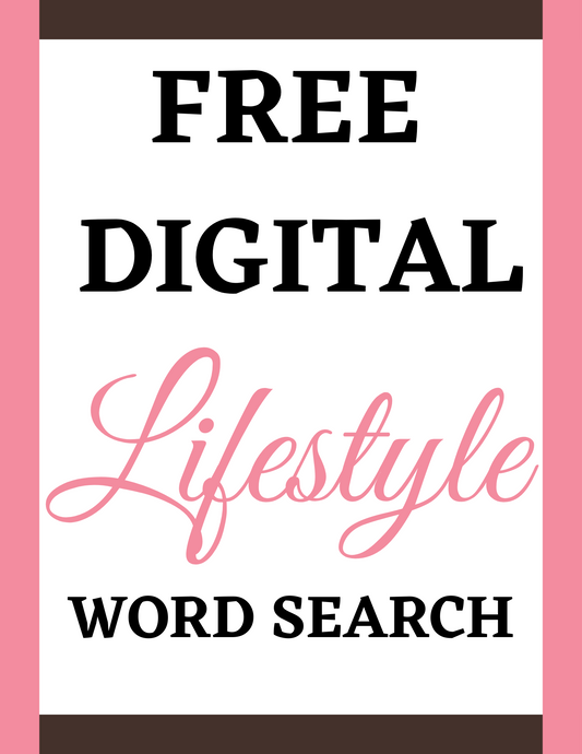 Free Digital Lifestyle Word Search