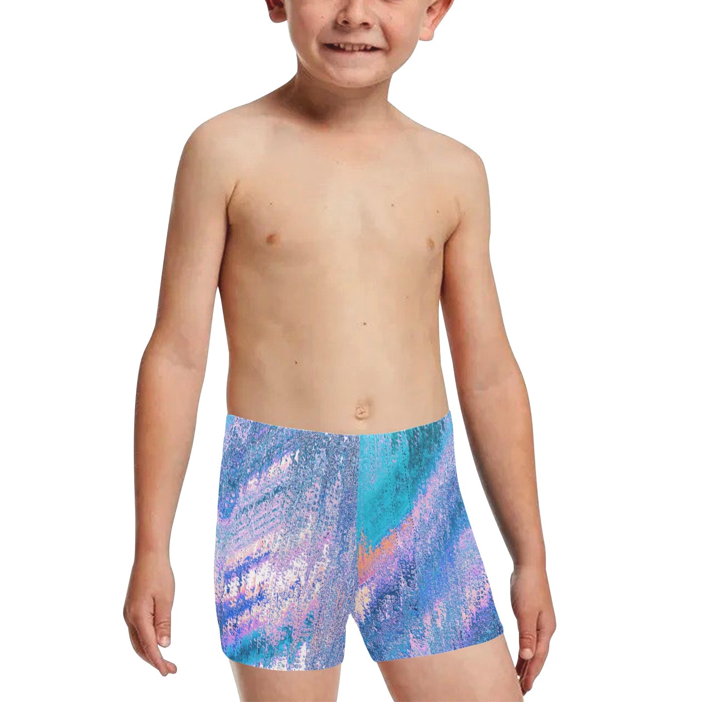 Pastel Blends Little Boys' Swimming Trunks