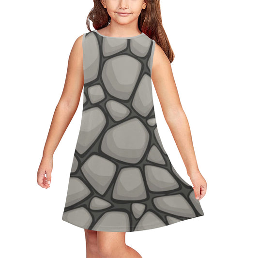 Rock Climb Girls' Sleeveless Dress