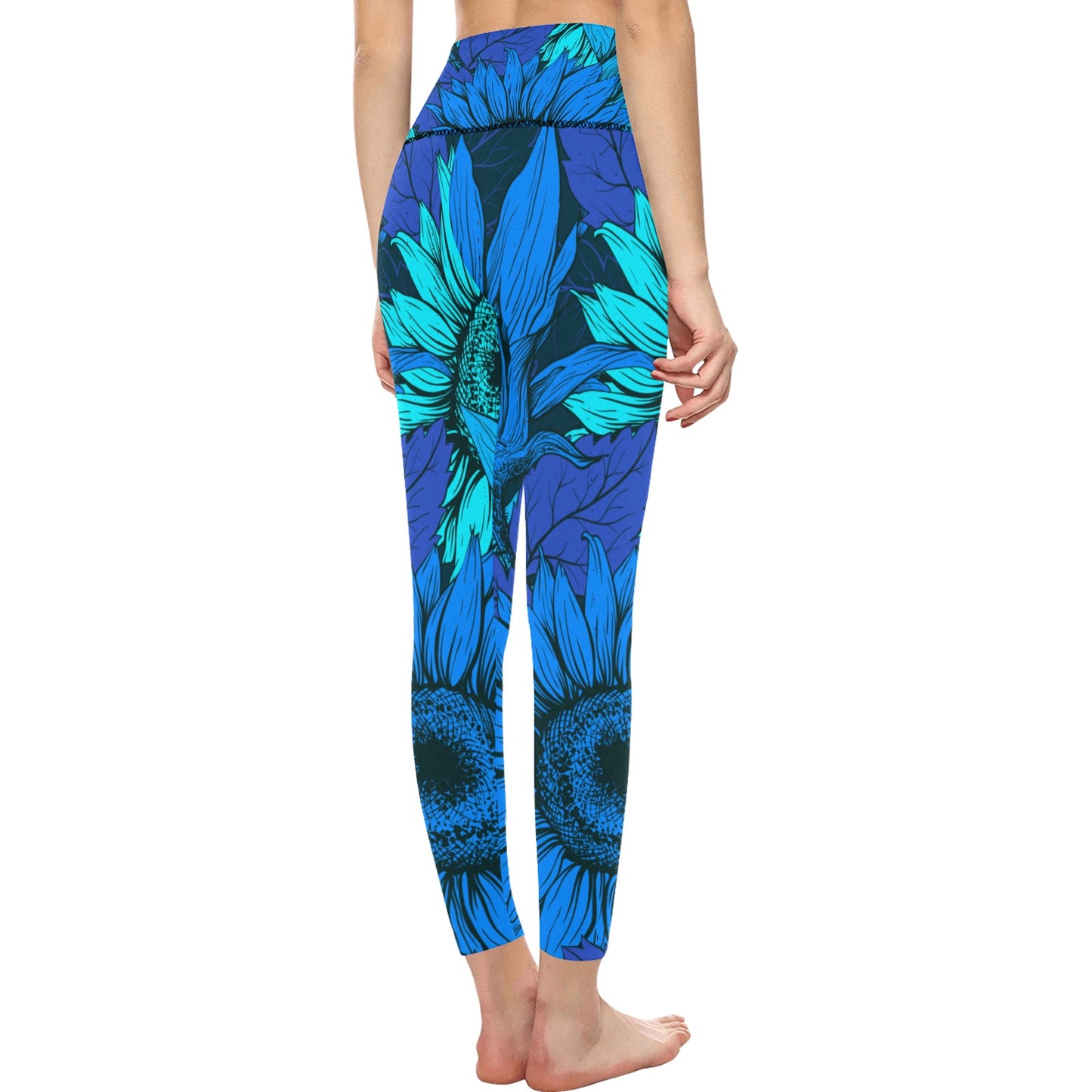 Blue Flow Women's High-Waisted Leggings