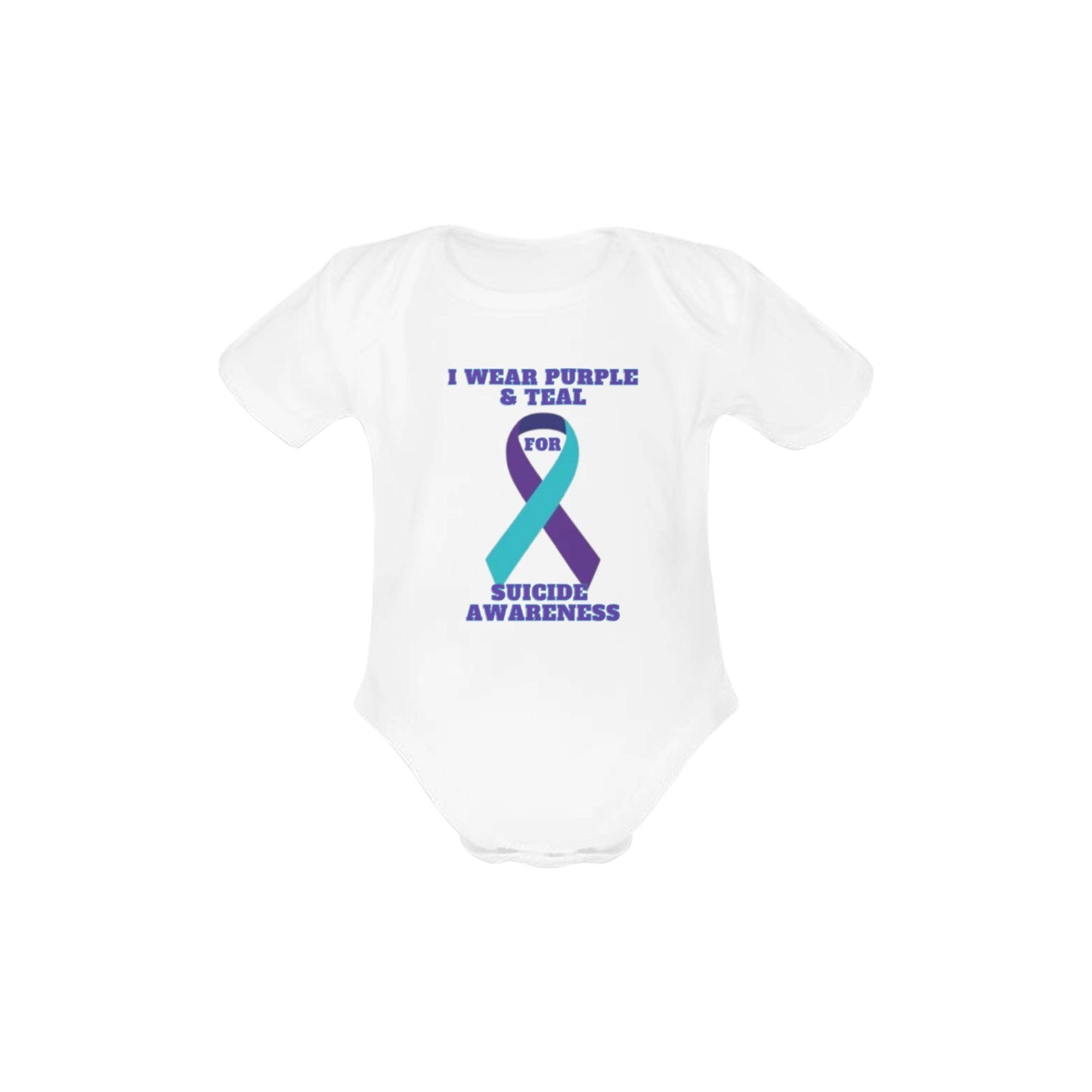 AWARENESS - Suicide Awareness Baby Short Sleeve Onesie