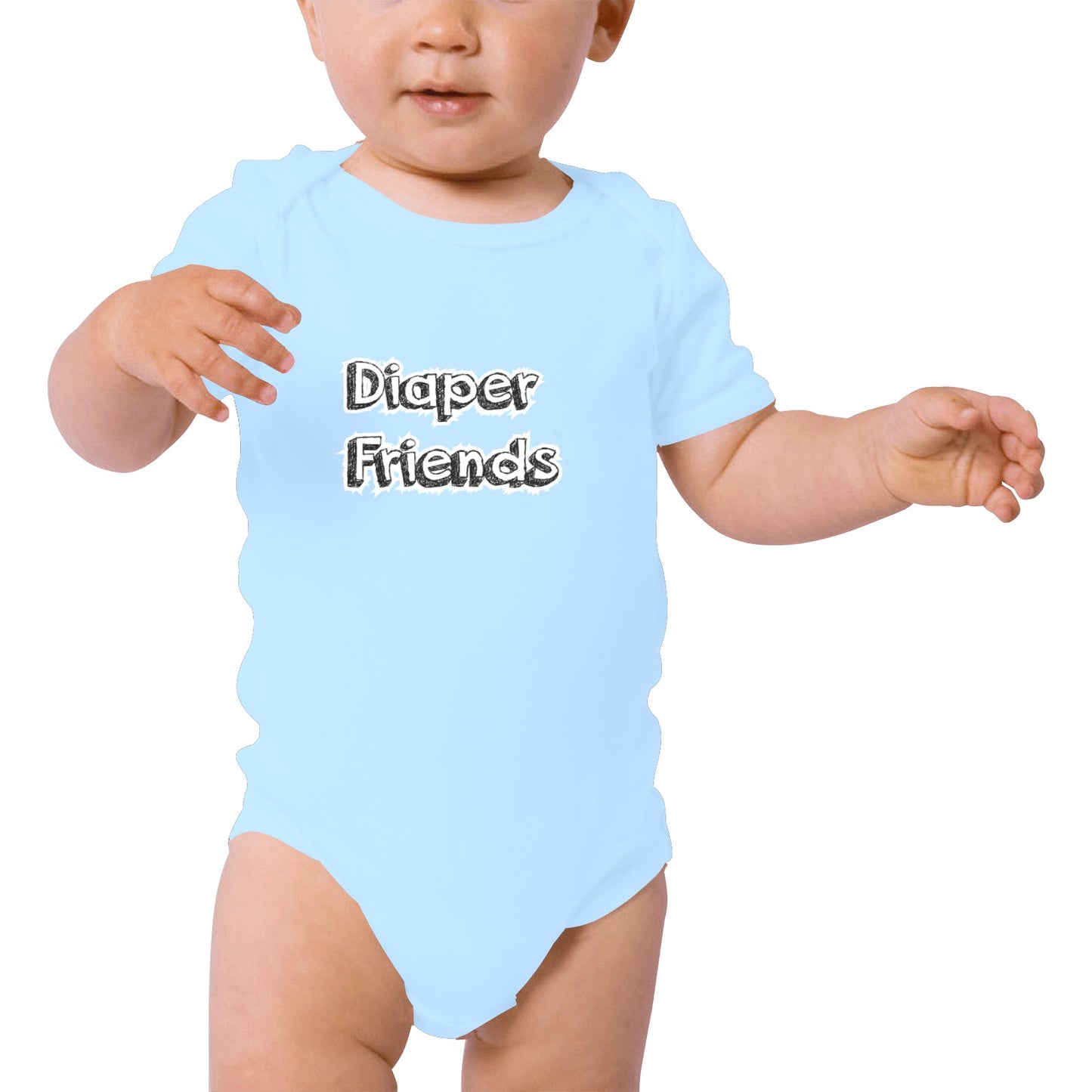 Diaper Friends Baby Onesie