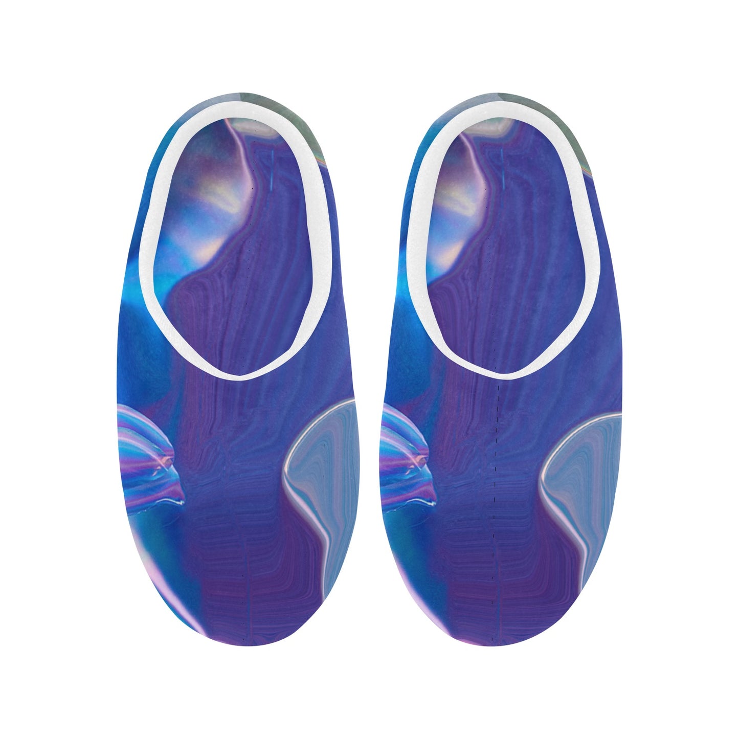 Blue Aura Women's Non-Slip Cotton Slippers