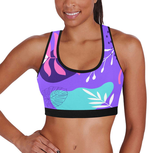 Purple Palms Women's Sports Bra