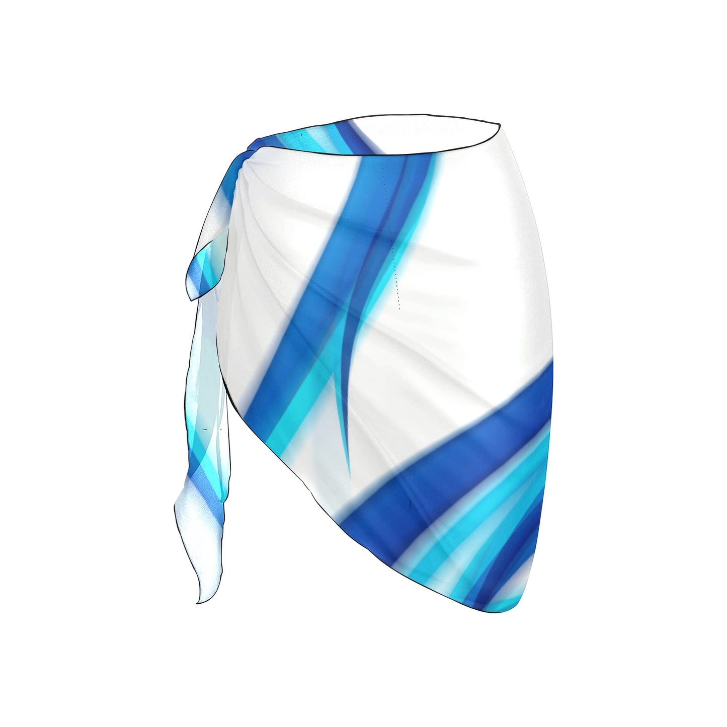 Blue Lightening Beach Sarong Wrap