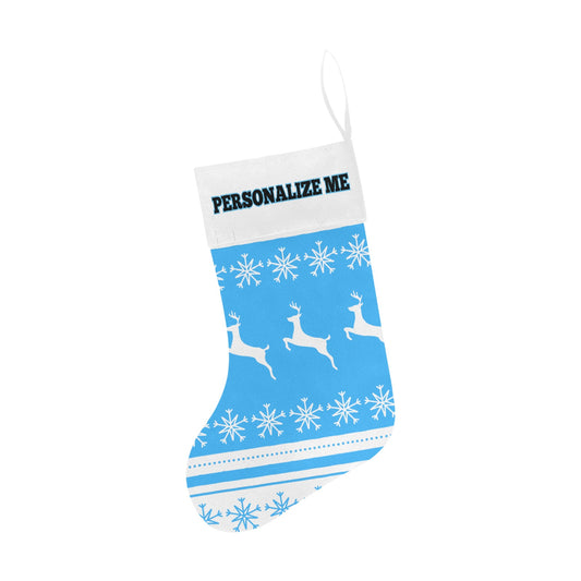 Deer in snow Christmas Stocking