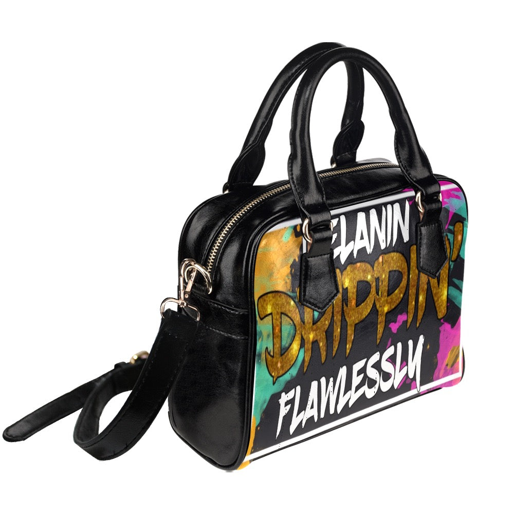 Melanin DRIPPIN Flawlessly Shoulder Handbag