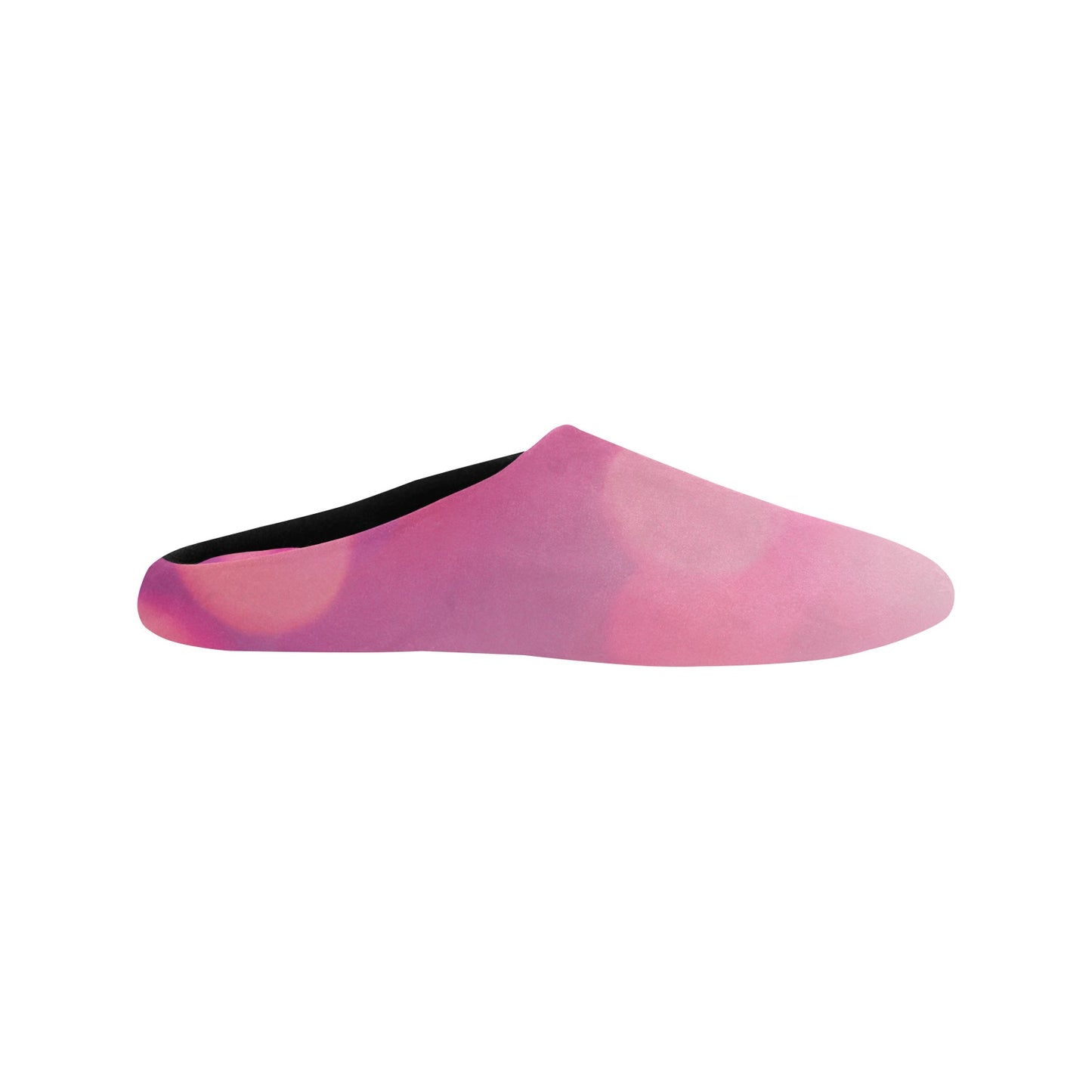 Pink Circle Women's Non-Slip Cotton Slippers