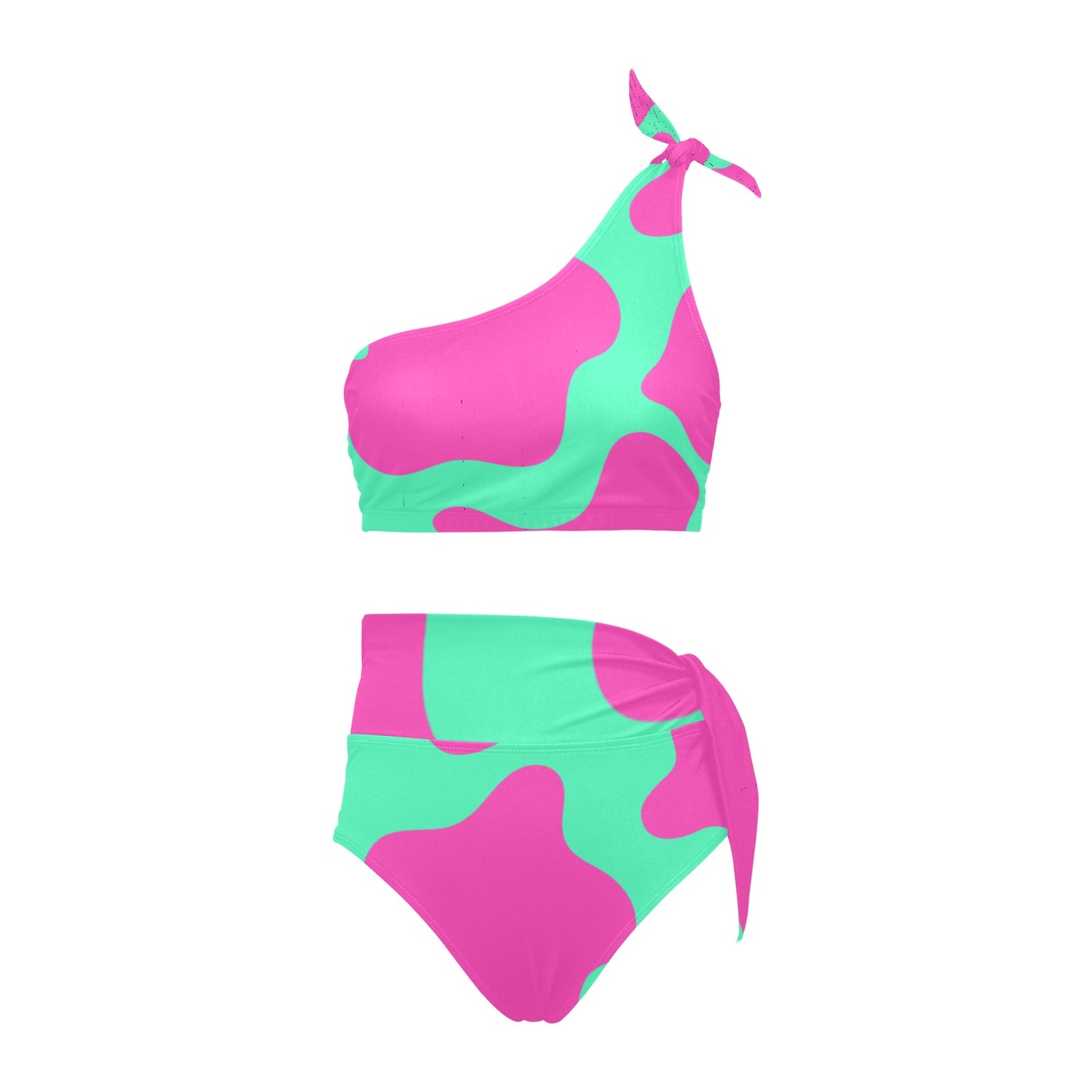 Now and Later One Shoulder Bikini Set