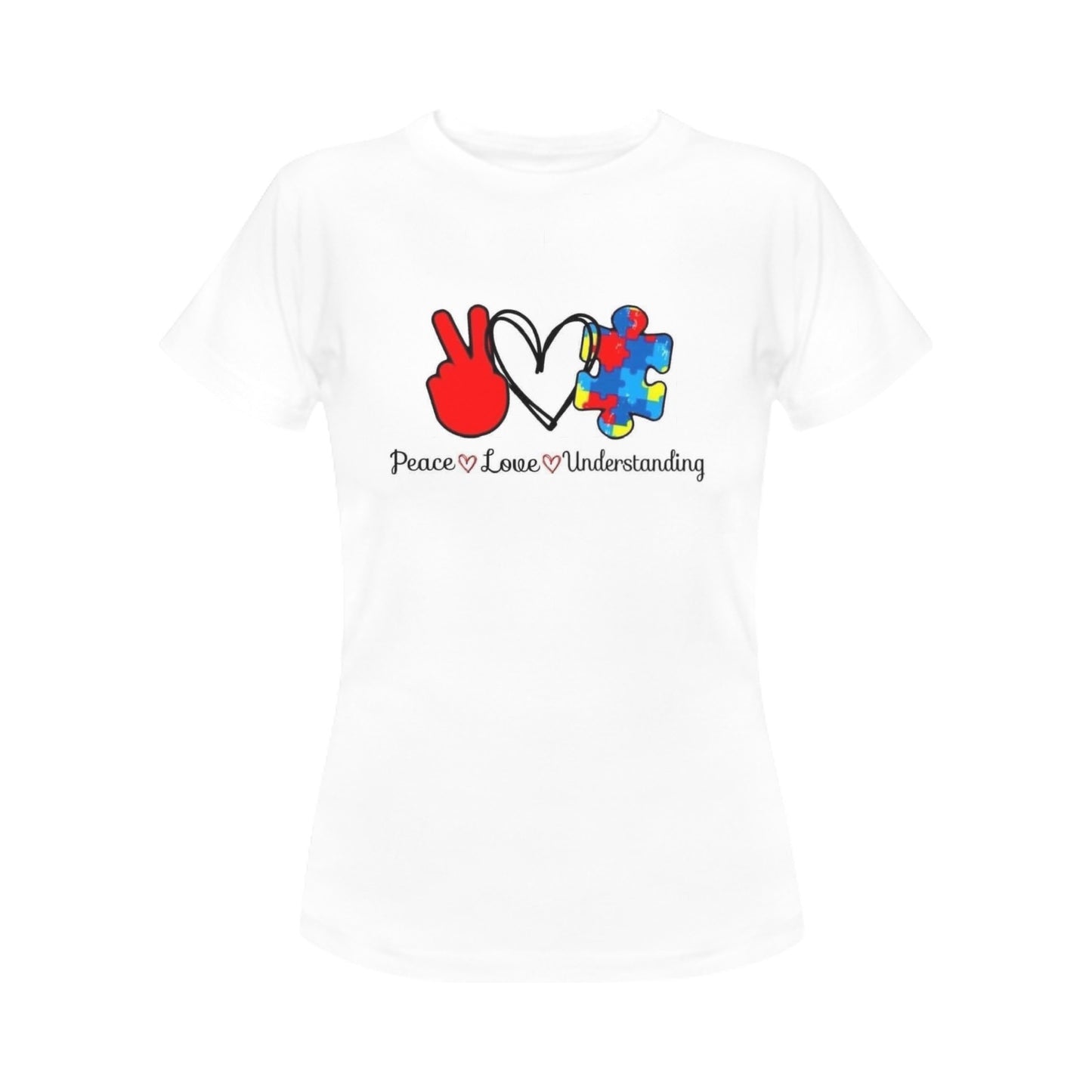 Peace, Love & Understanding Women's T- Shirt