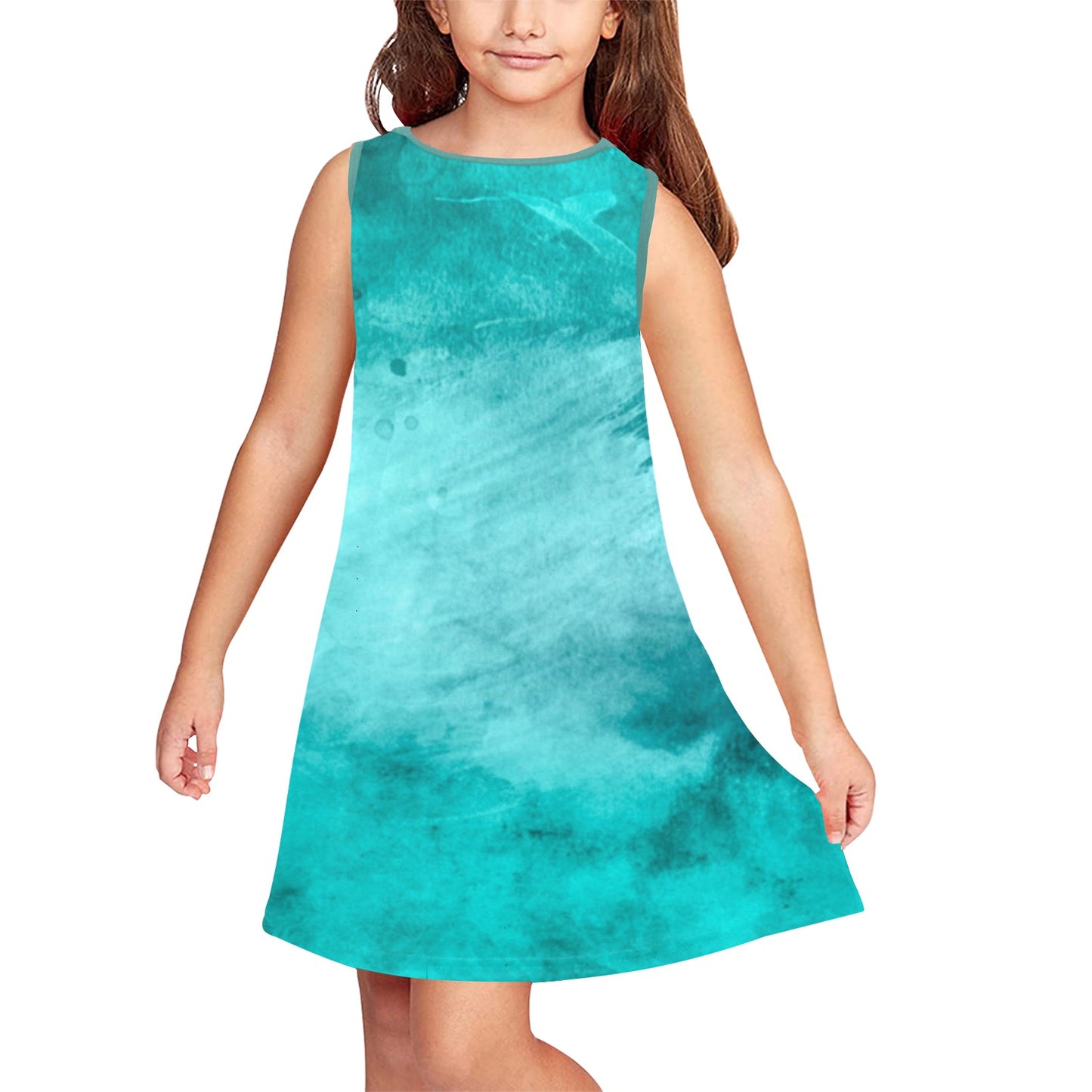 Blue Lagoon Girls' Sleeveless Dress