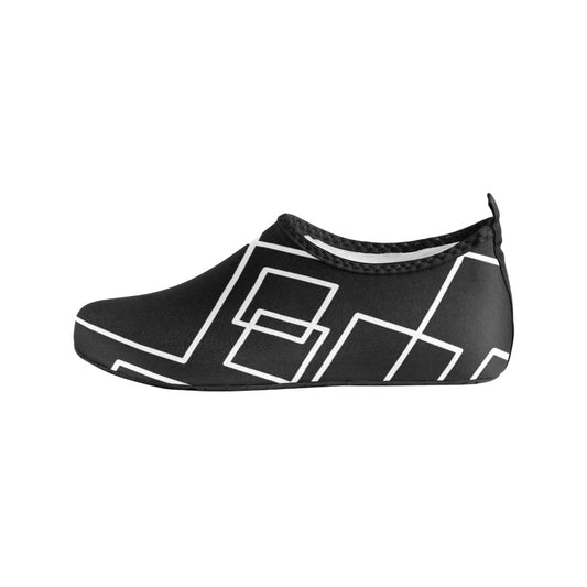 Black Squared Women's Slip-On Water Shoes