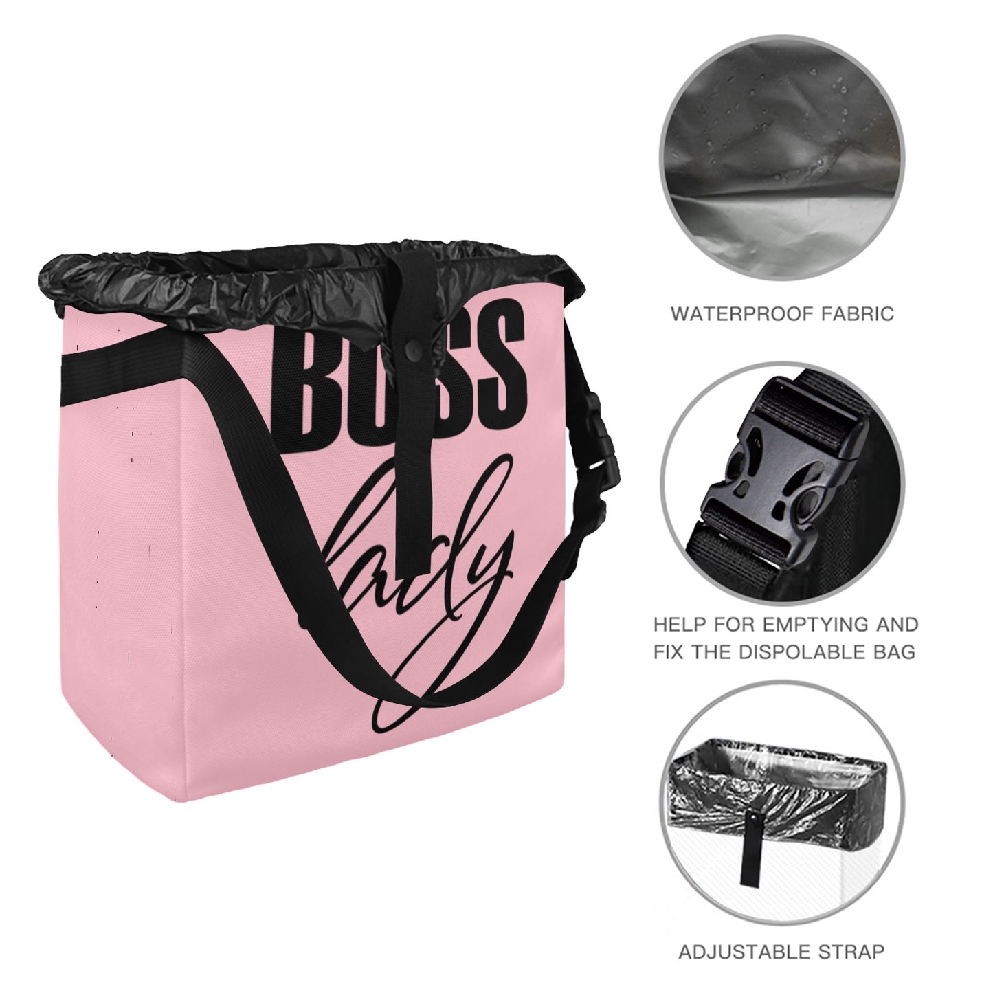 Boss Lady Car Trash Bag