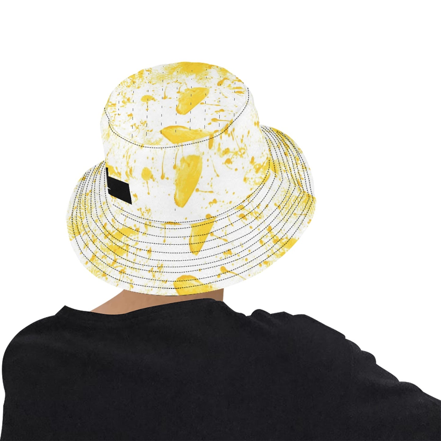 Yellow Splash Unisex Bucket Hat