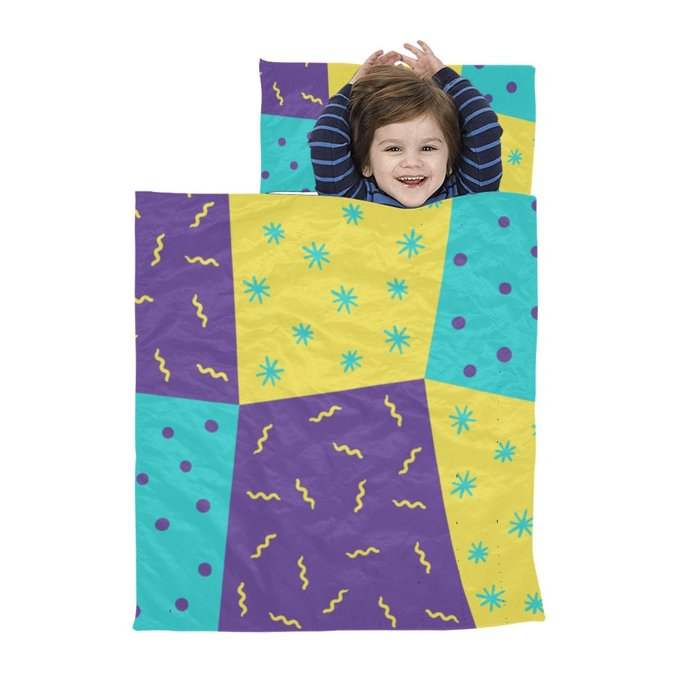 Purple Party Kids' Sleeping Bag