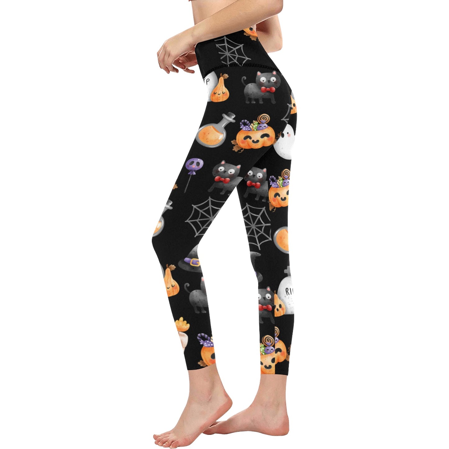 Halloween Women's High-Waisted Leggings