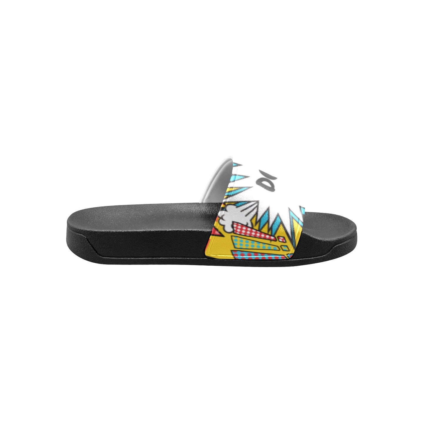 Comic Words Kids' Slide Sandals