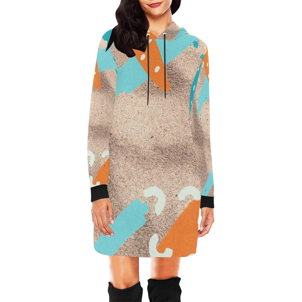 Sandblast Hoodie Mini Dress