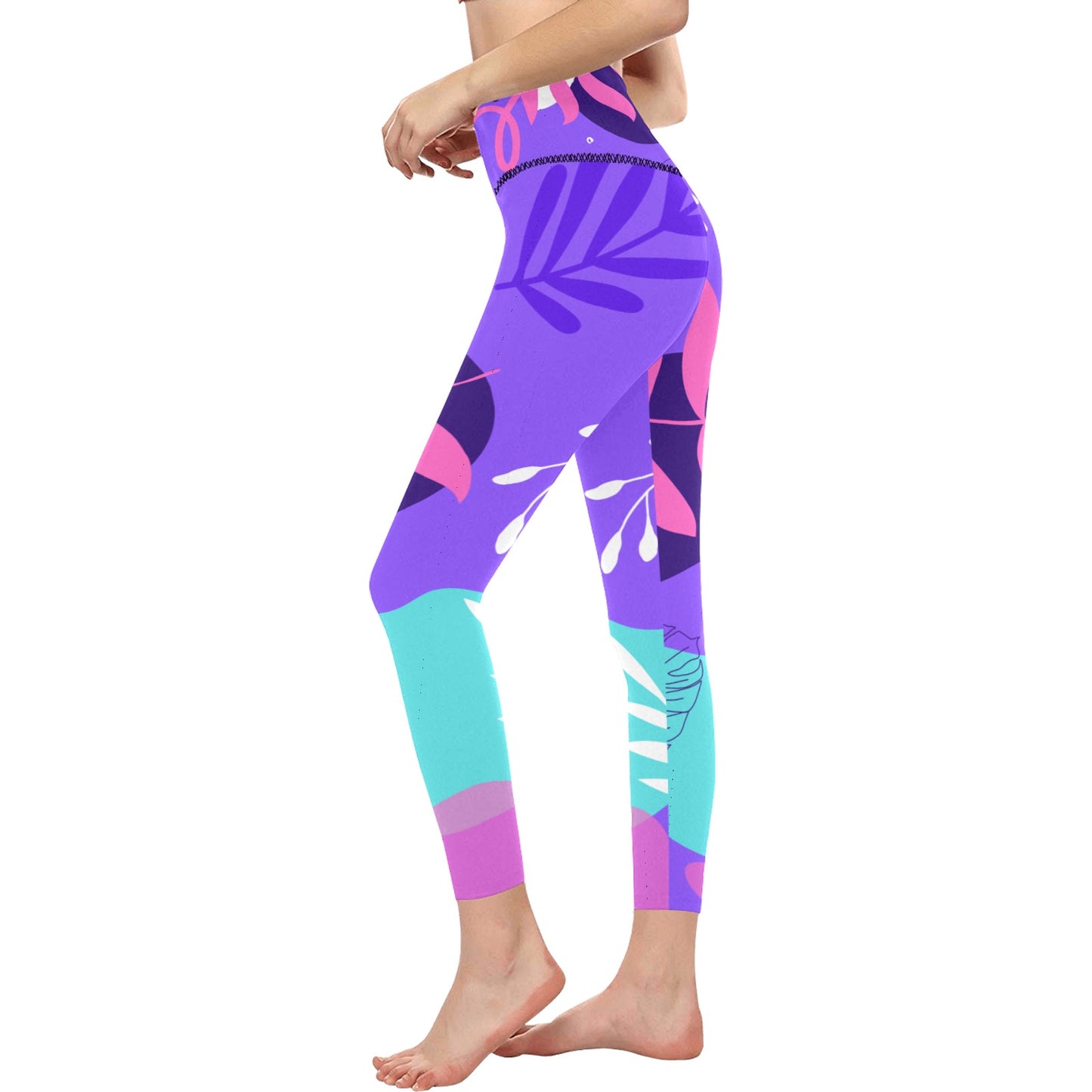 Purple Palms Women's Leggings