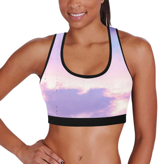 Pastel Skies Women's Sports Bra