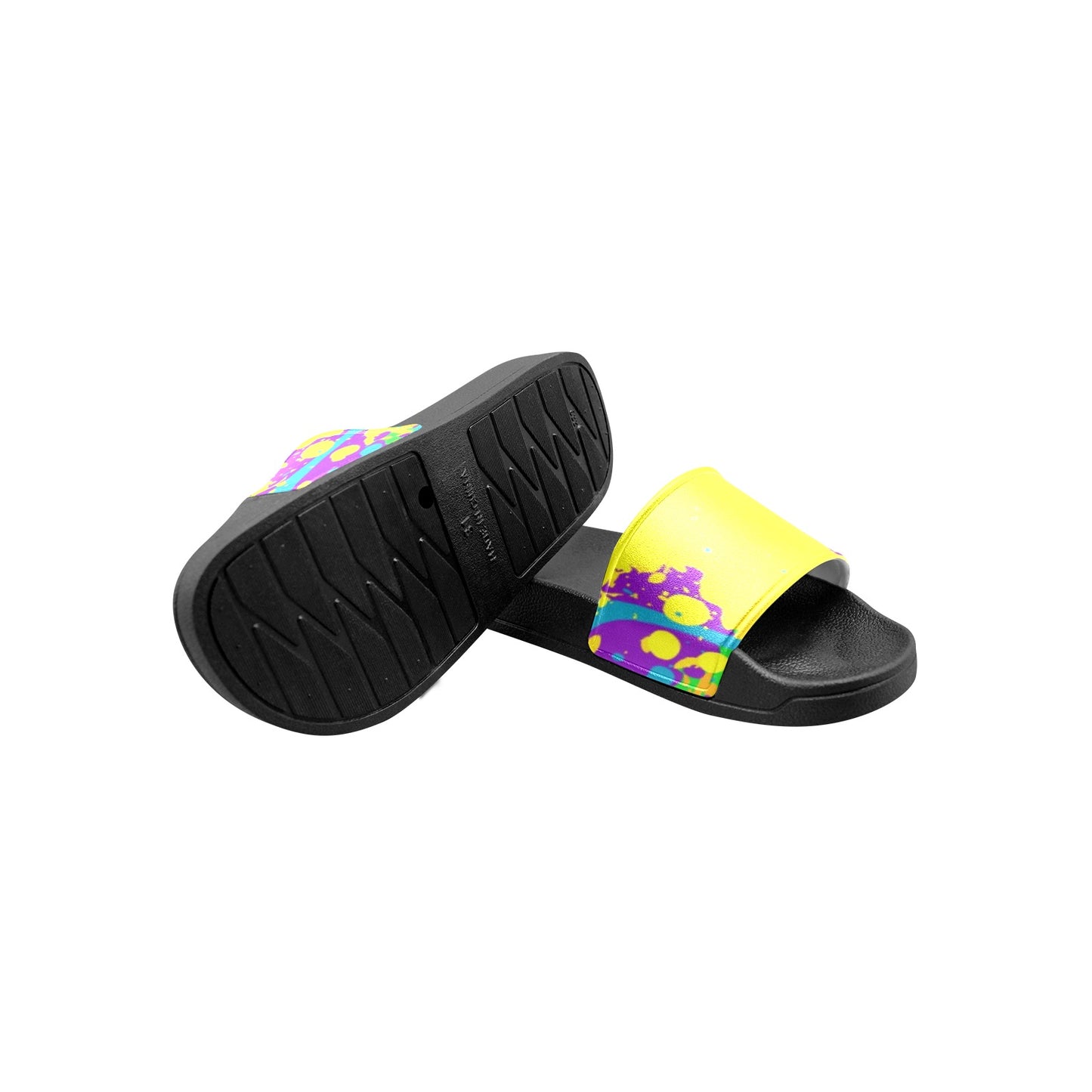 Yellow Splatter Kids Slides