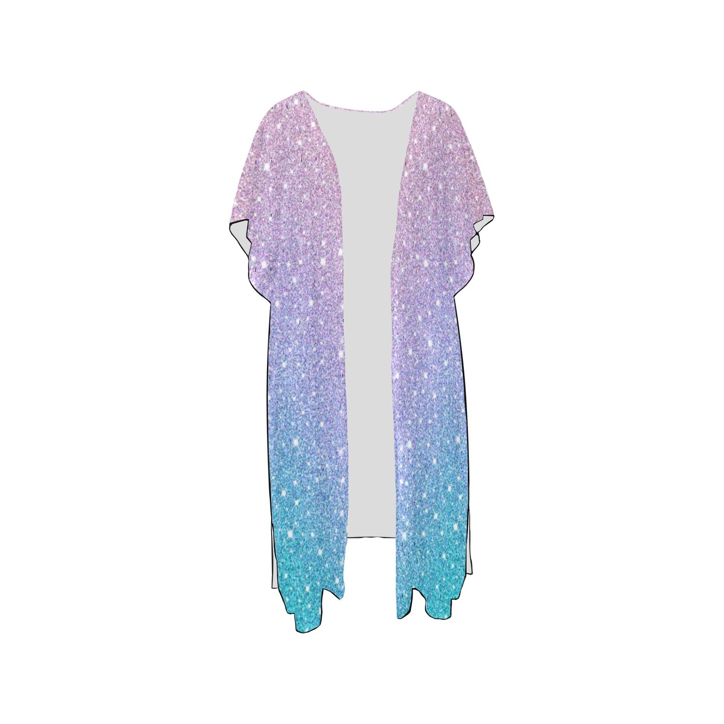 Pastel Splash Chiffon Cover Up