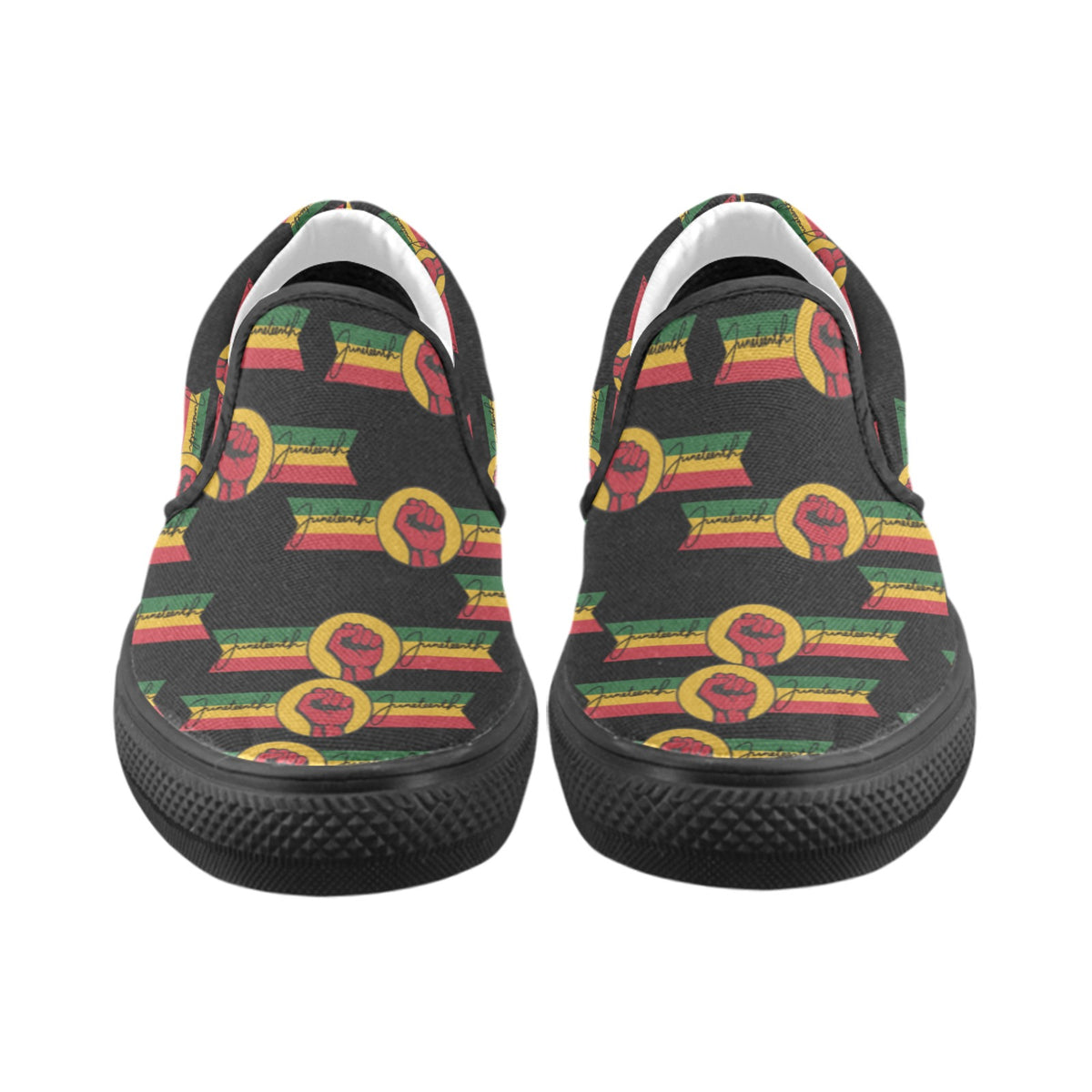 Juneteenth Men's Slip-on Shoes