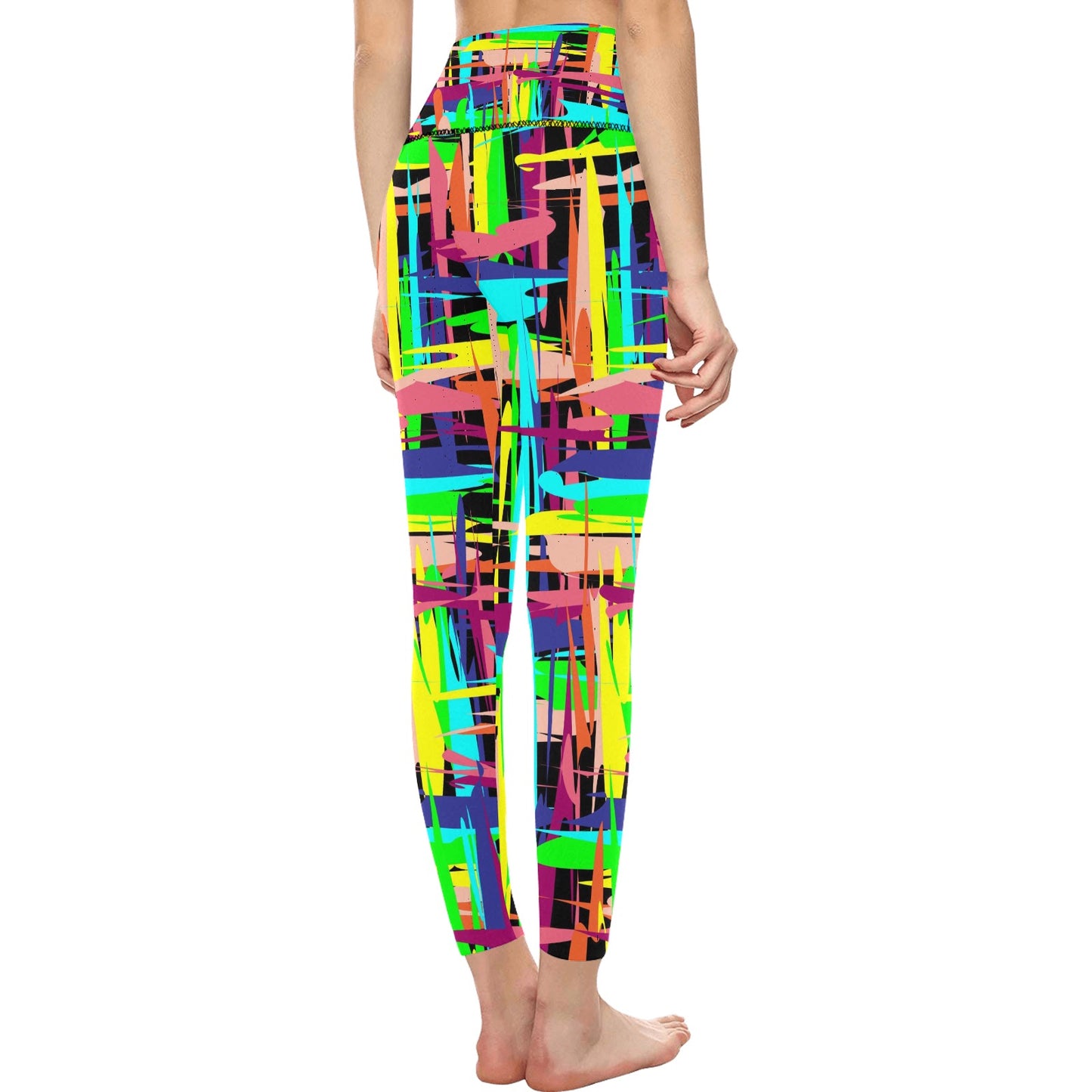 Colorful Lights Women's High-Waisted Leggings