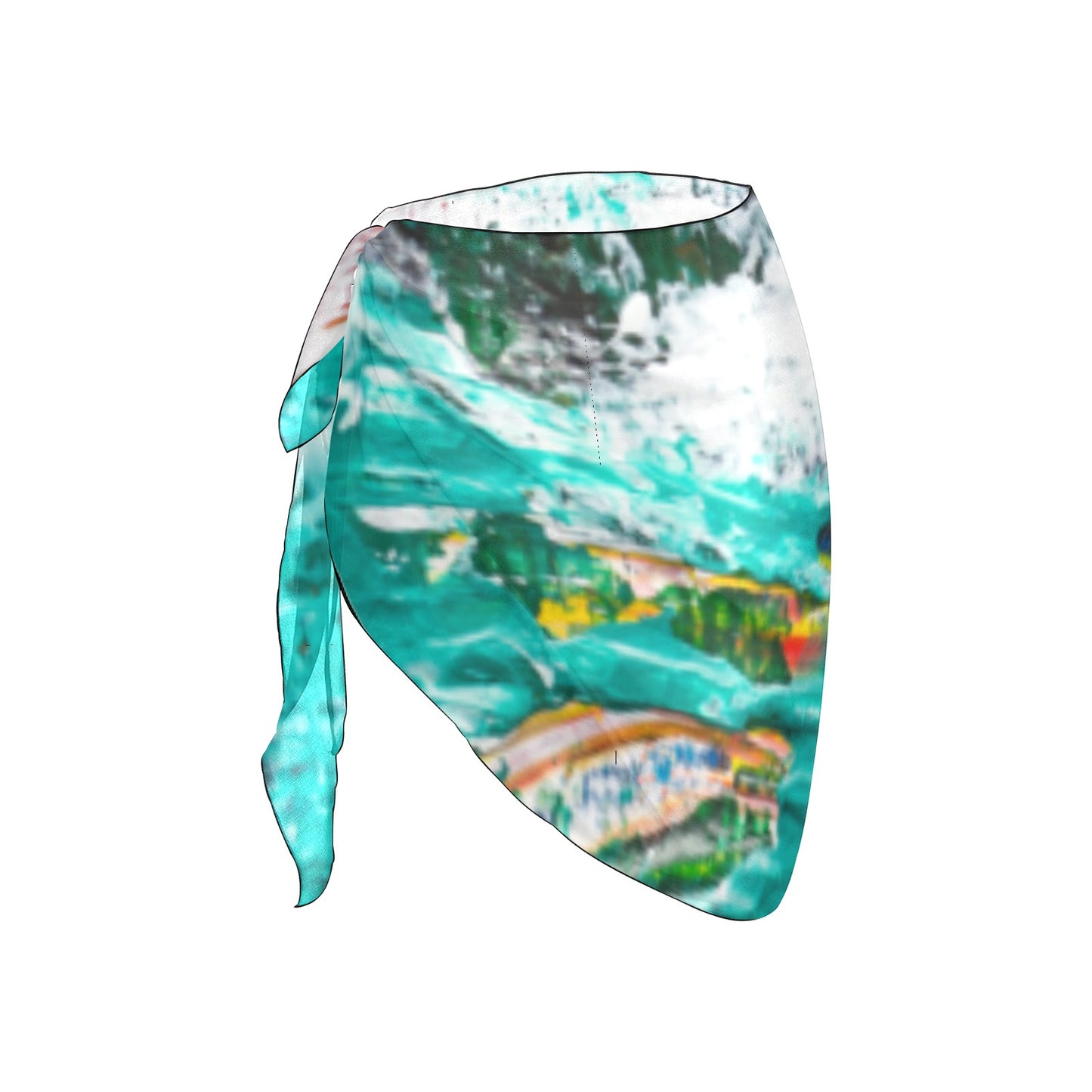 Painting Beach Sarong Wrap