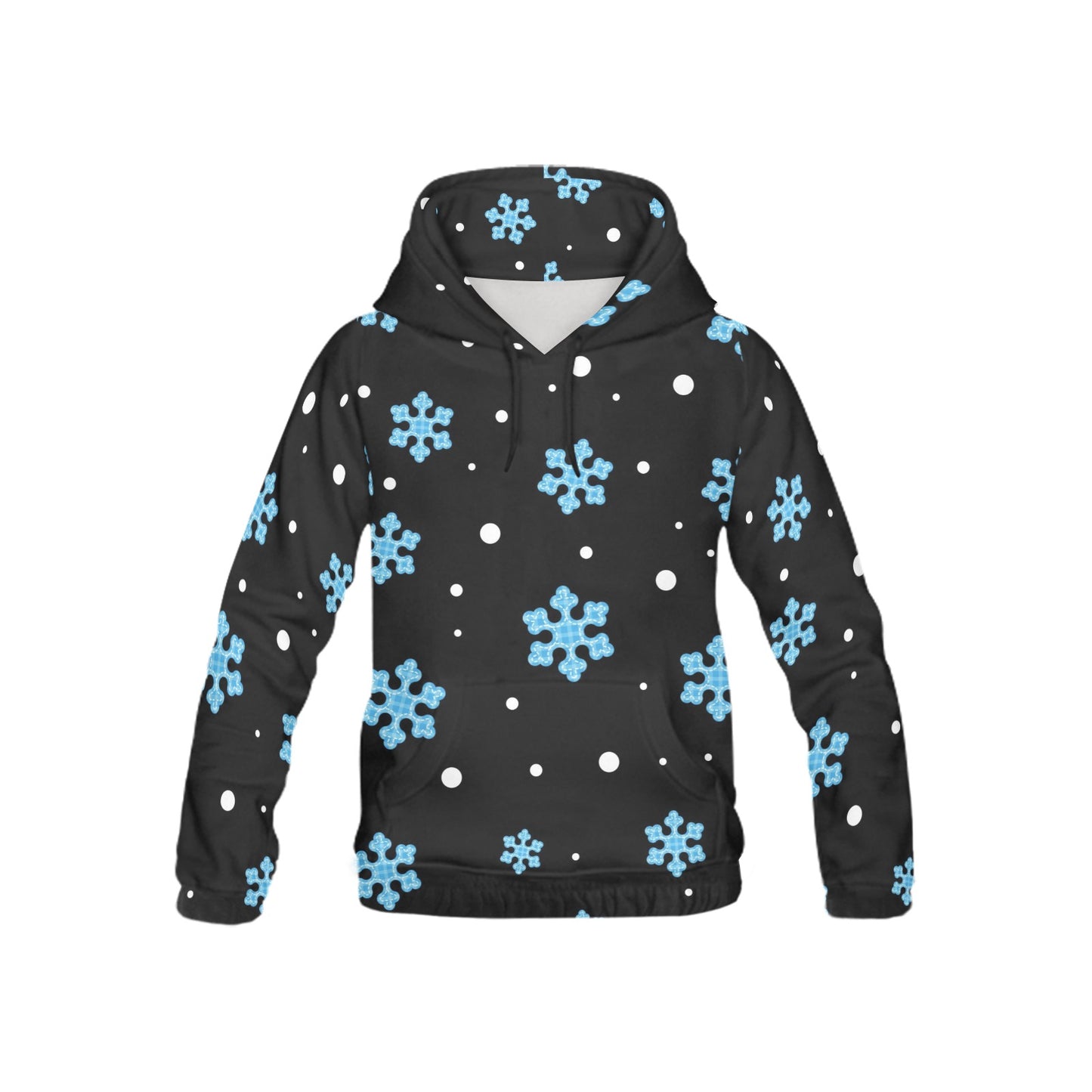 Night Snow Christmas Hoodie for Kid