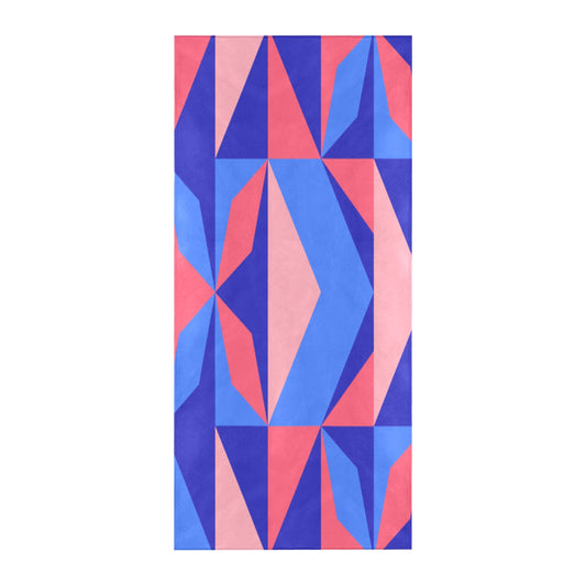 Color Abstract Beach Towel 32"x 71"