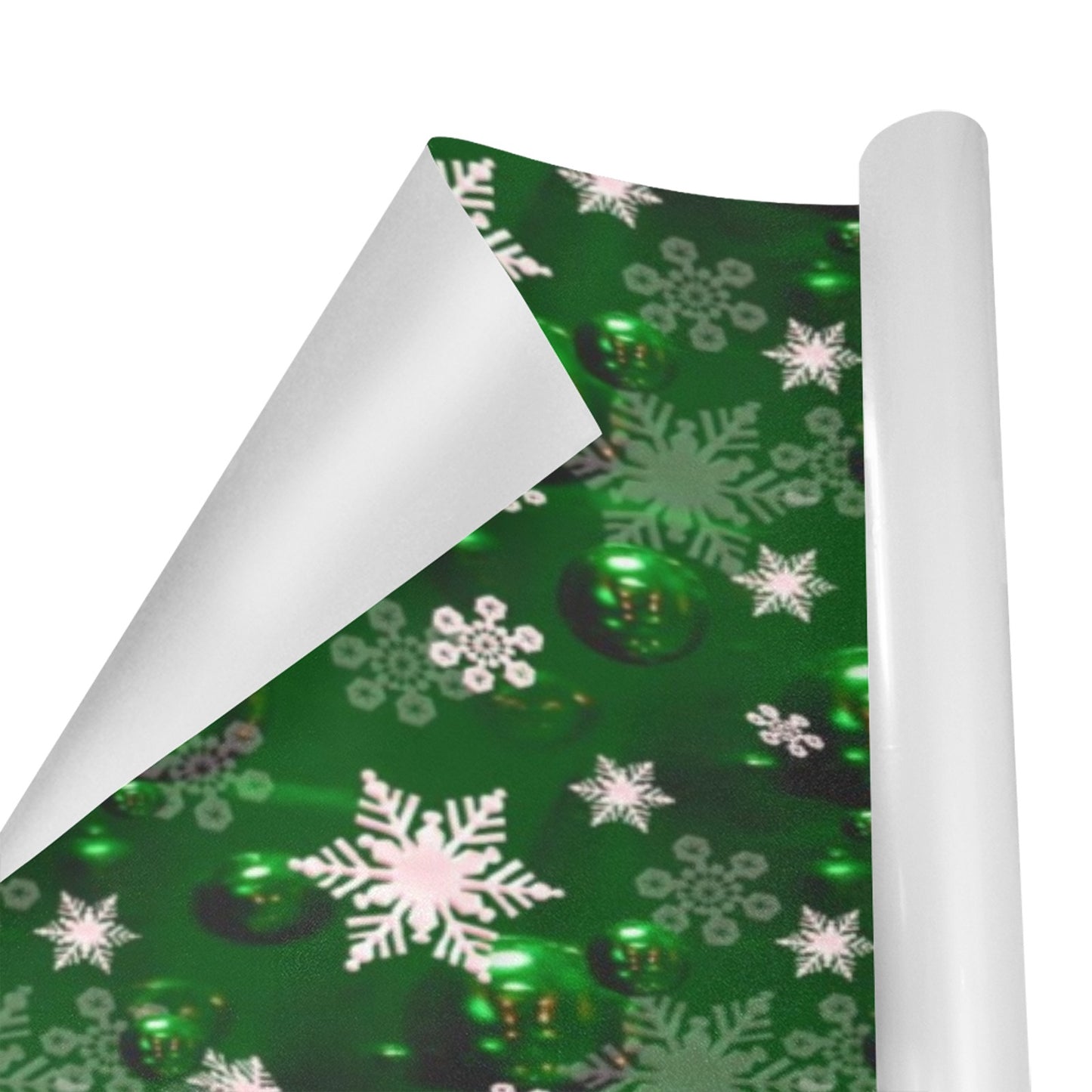 Green Bells- Christmas Gift Wrapping Paper 58"x 23" (3 Rolls)