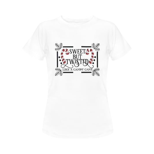 CHRISTMAS - Twisted Candy Cane Women's T-Shirt