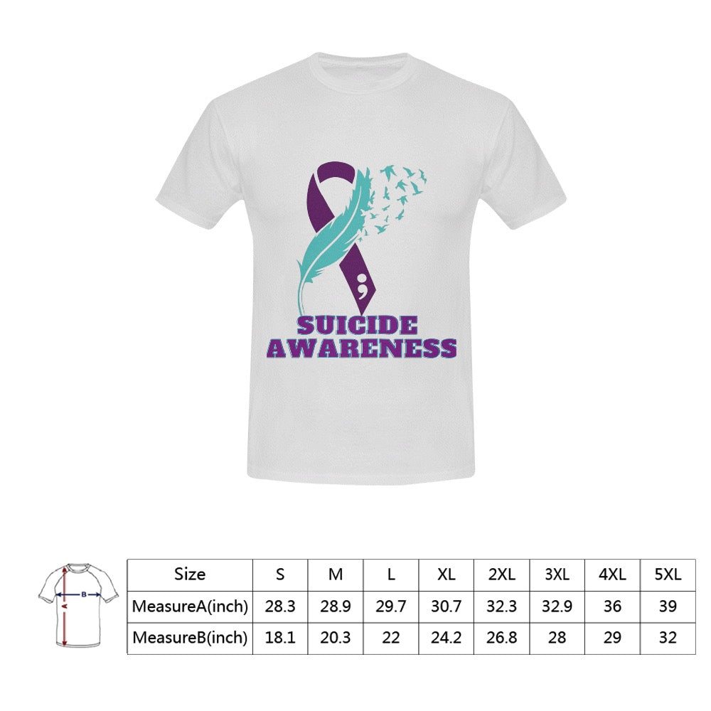 AWARENESS - Suicide Men's T-Shirt