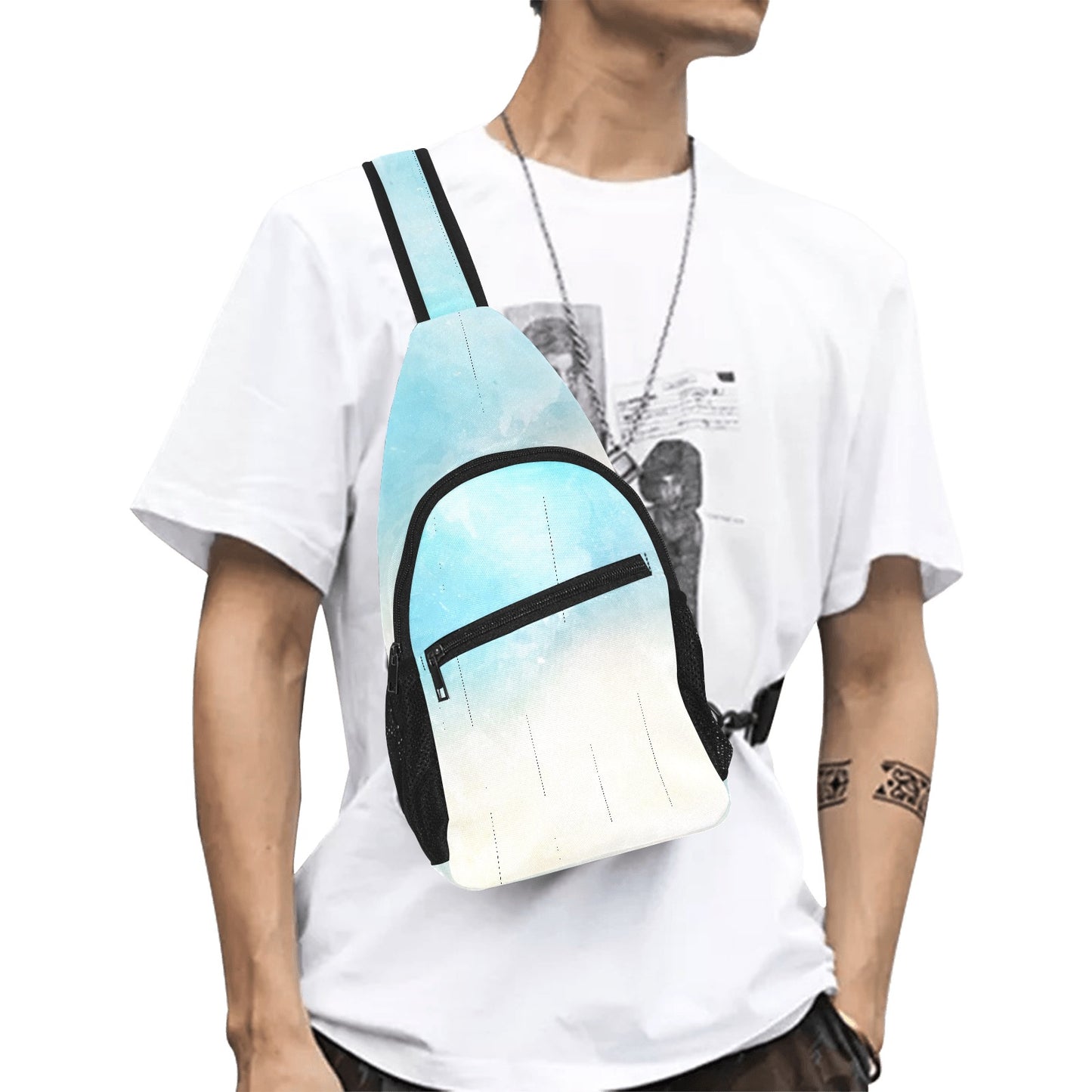 Bluish Chest Bag