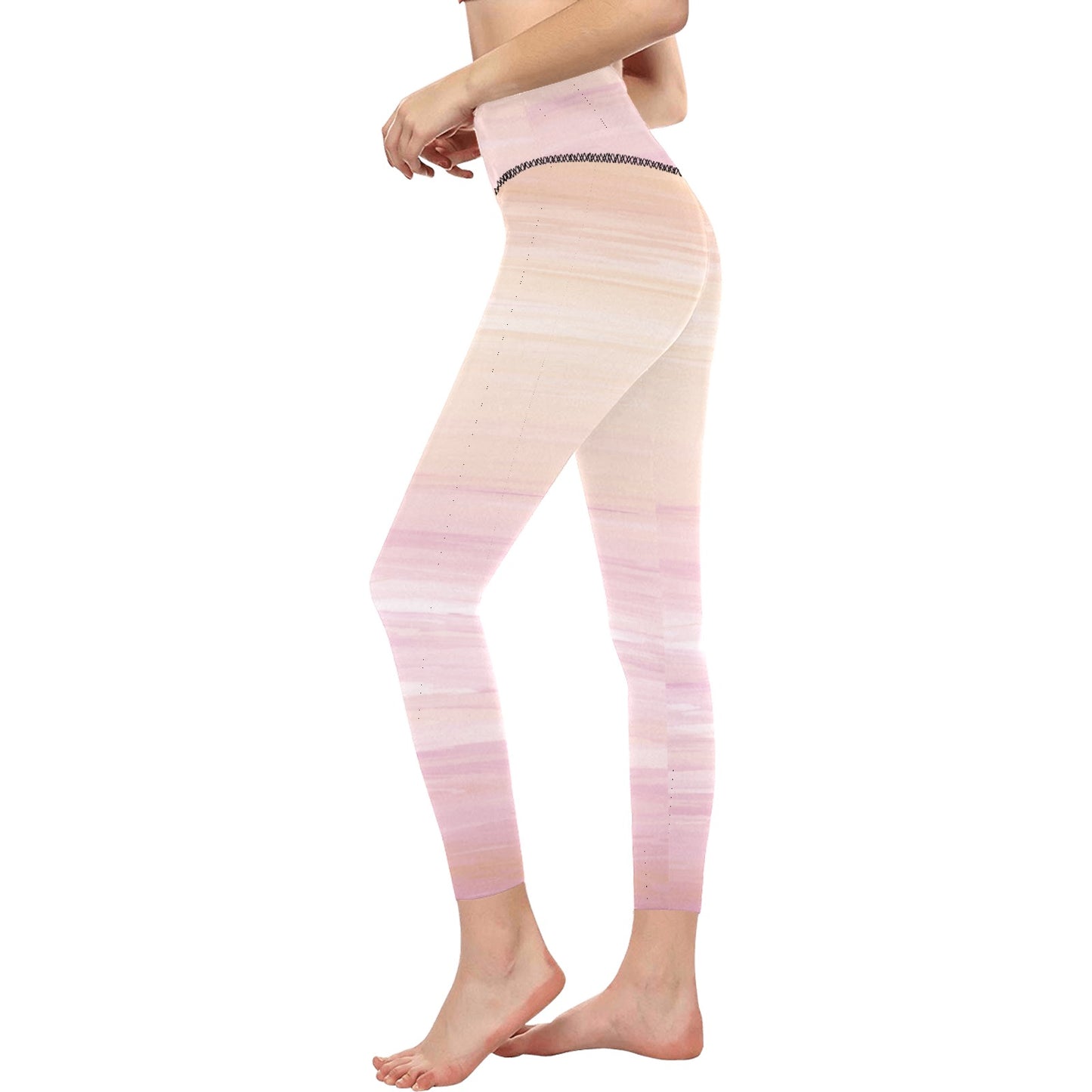 Peach Ombre Women's Leggings