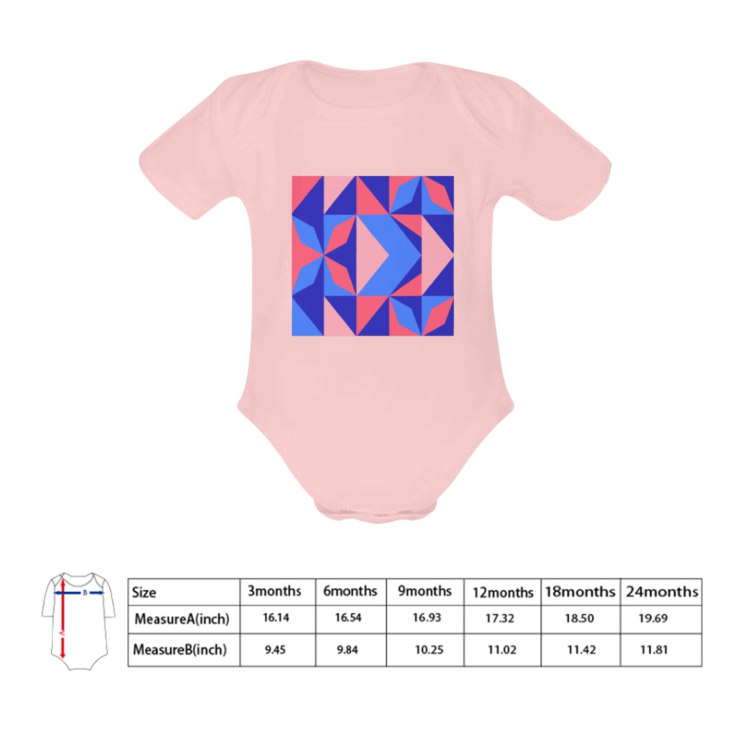 Color Abstract Baby Onesie