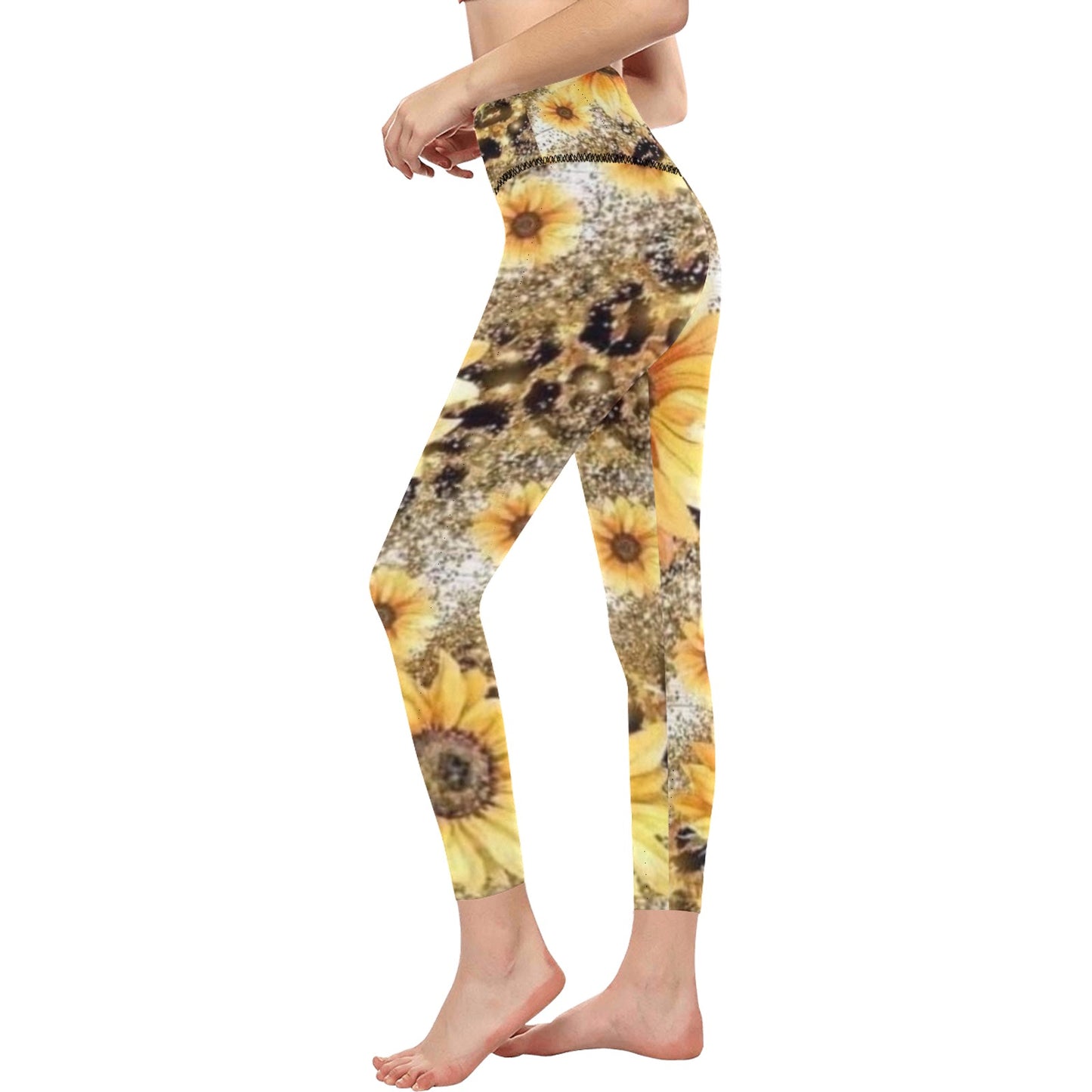 Sunflower Women's High-Waisted Leggings